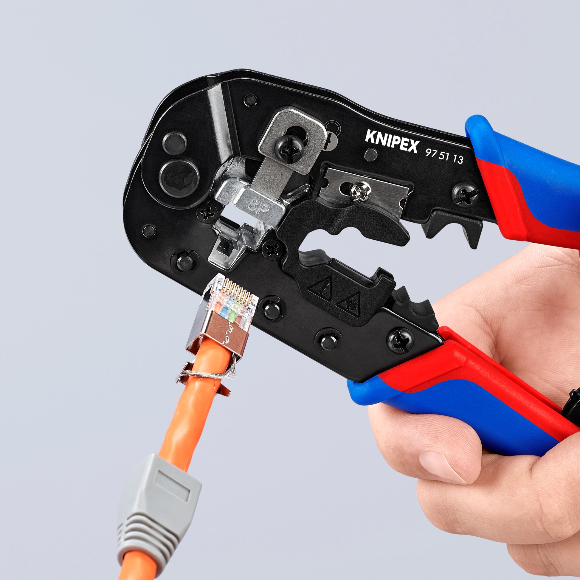 Knipex 97 51 13 Crimping Pliers for RJ45 Western Plugs - image 9