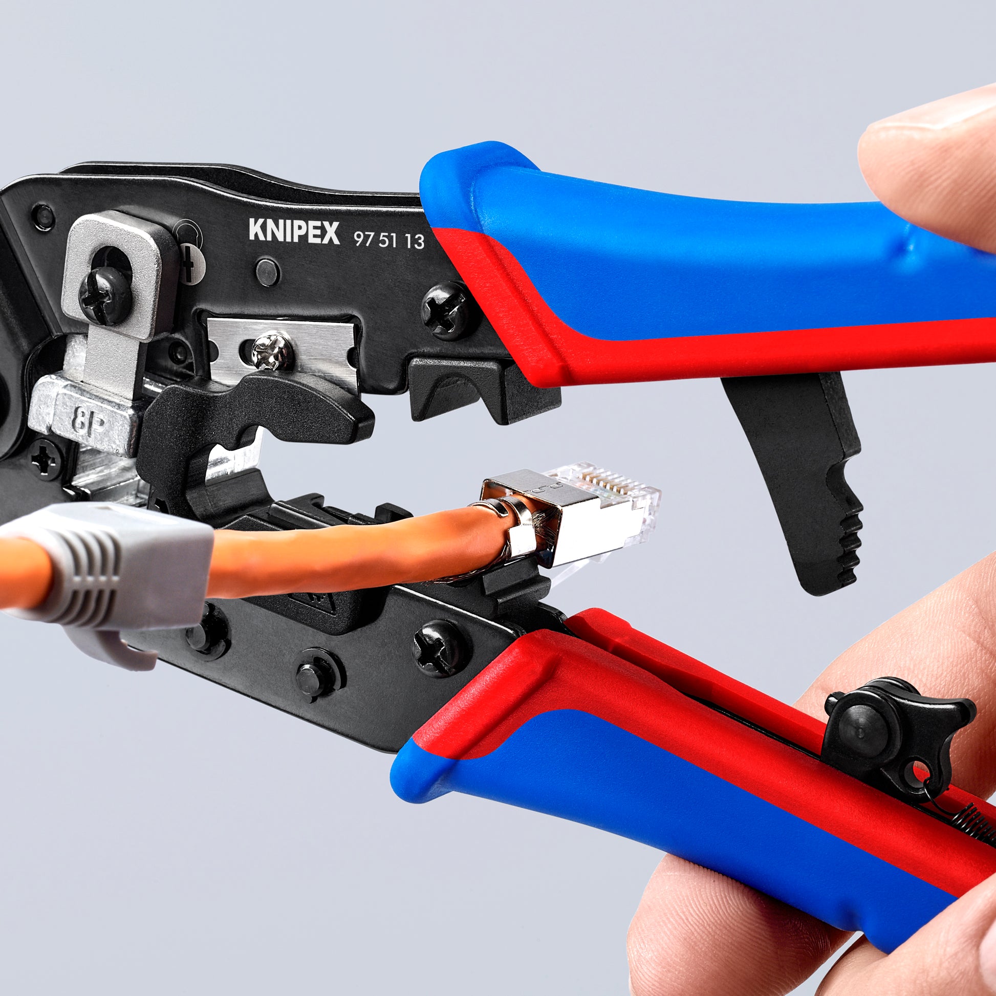 Knipex 97 51 13 Crimping Pliers for RJ45 Western Plugs - image 12