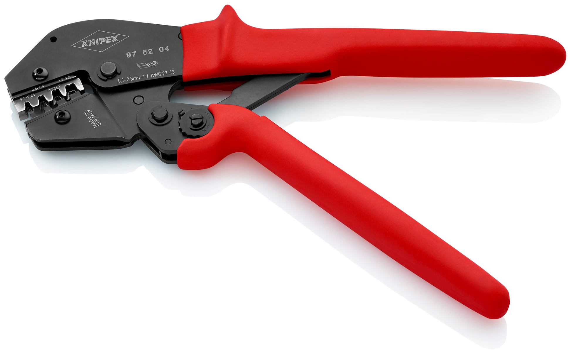 Knipex 97 52 04 Crimping Pliers For Non-Insulated Open Plug-Type Connectors (Plug Width 2.8 and 4.8 mm) - image 3