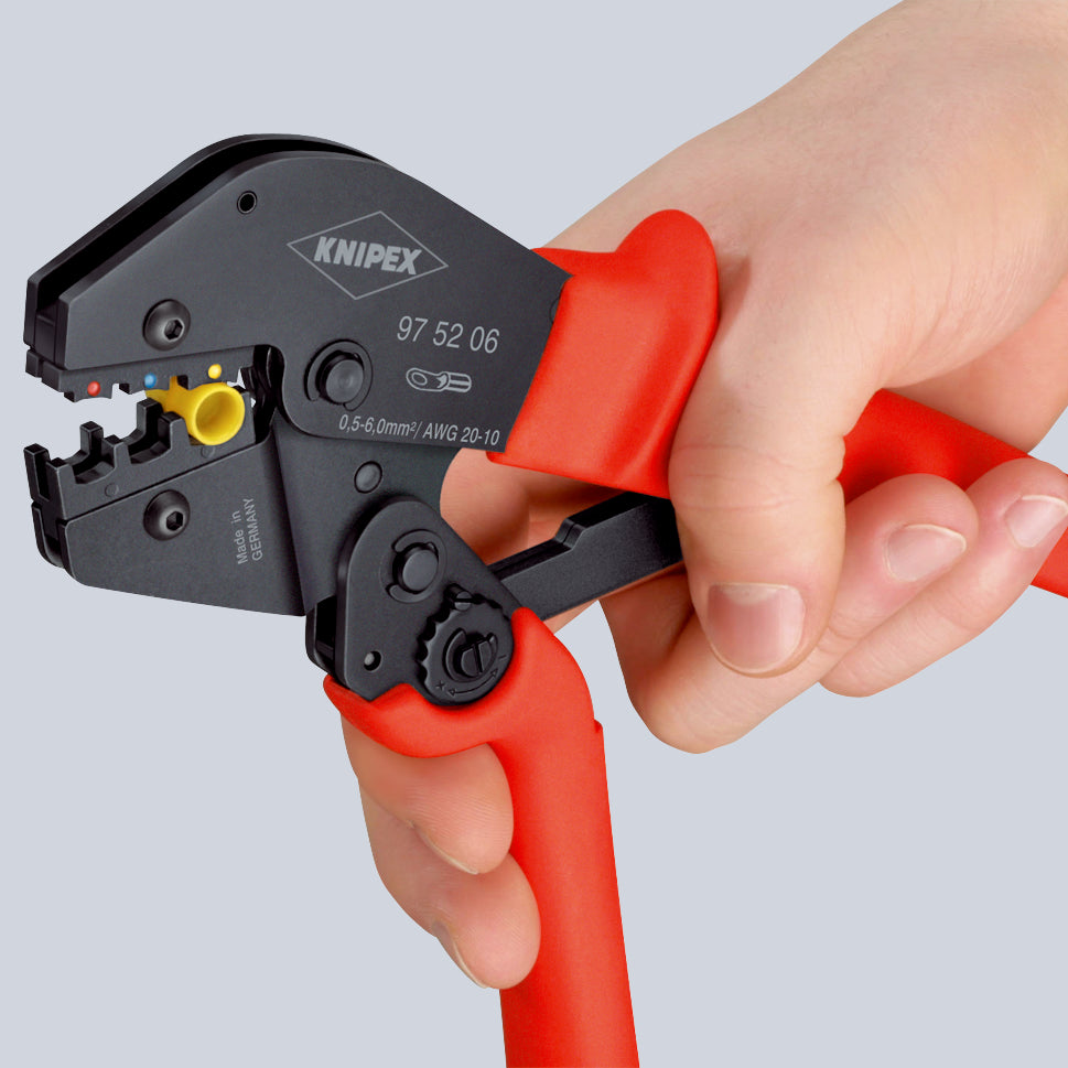 Knipex 97 52 06 Crimping Pliers For Insulated Terminals, Plug Connectors and Butt Connectors - image 5