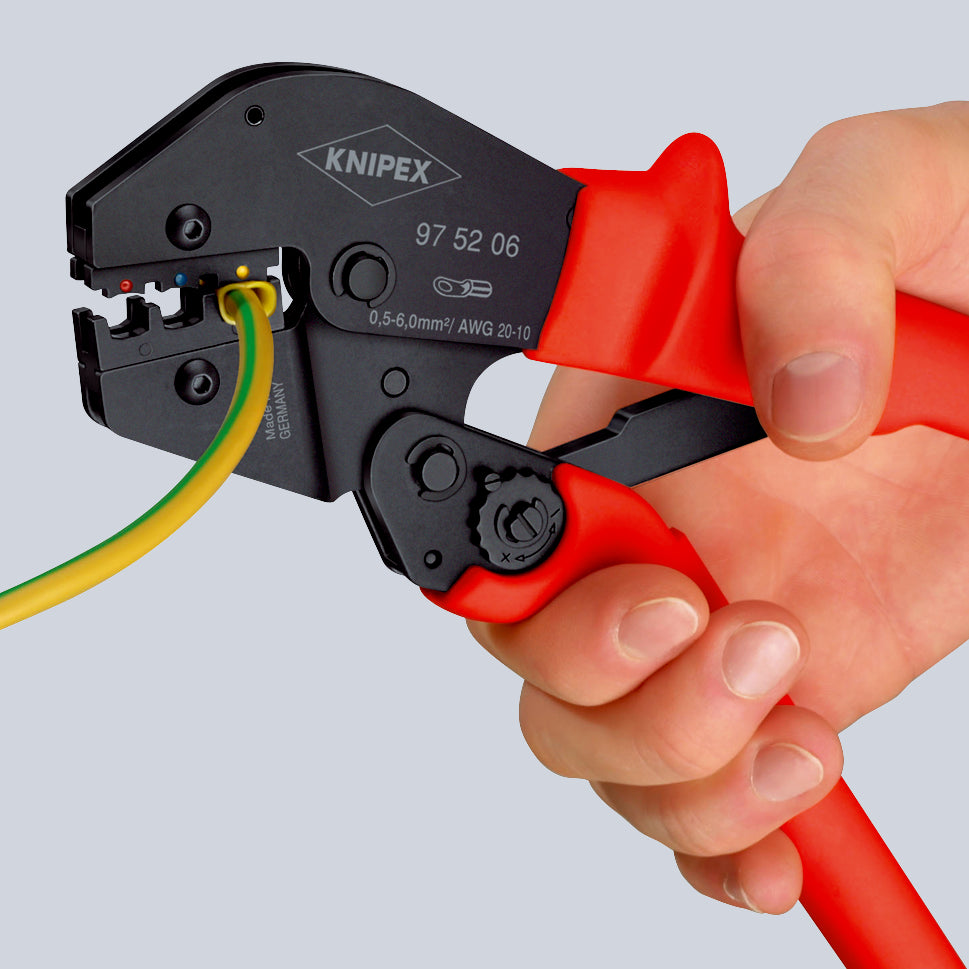 Knipex 97 52 06 Crimping Pliers For Insulated Terminals, Plug Connectors and Butt Connectors - image 6