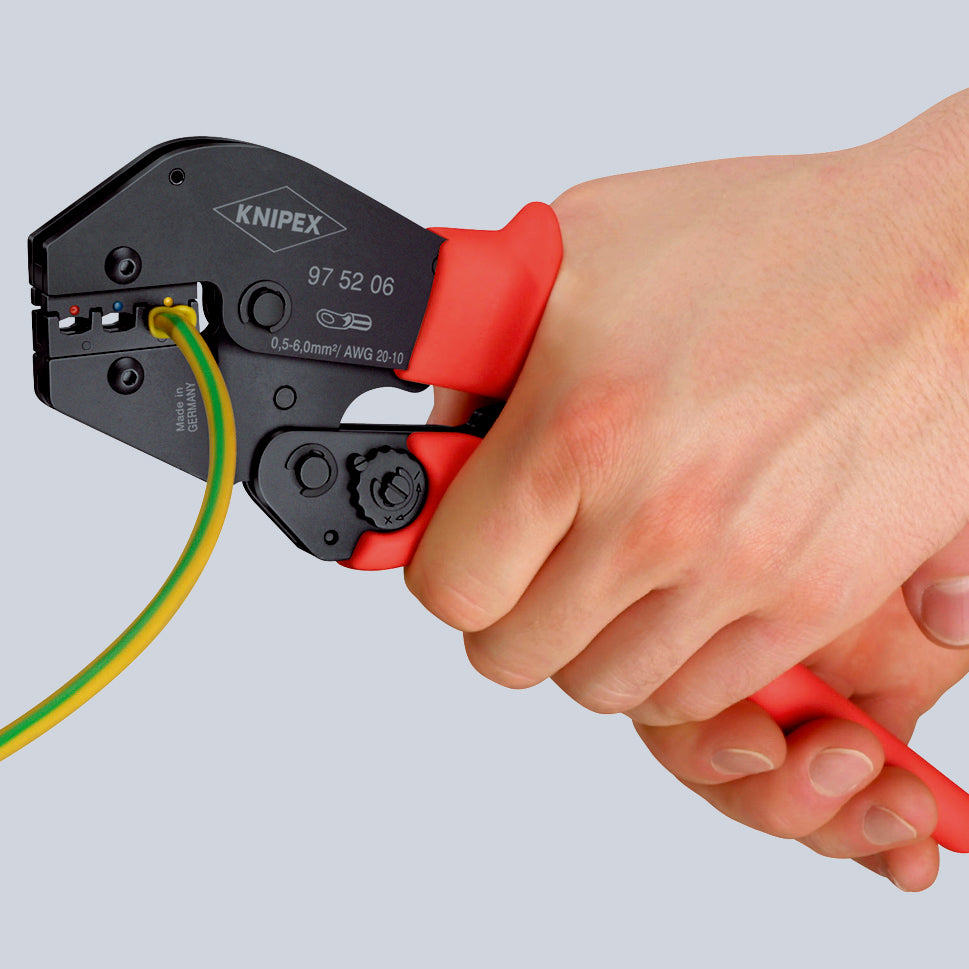 Knipex 97 52 06 Crimping Pliers For Insulated Terminals, Plug Connectors and Butt Connectors - image 7