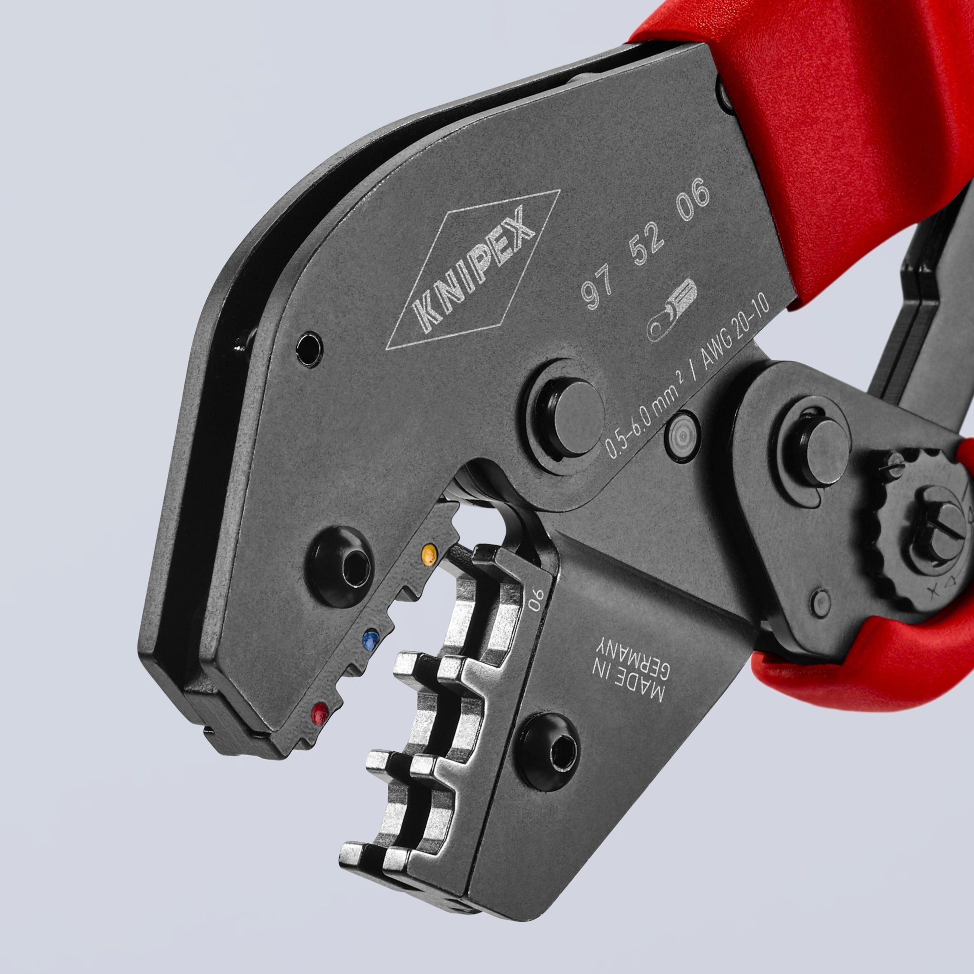 Knipex 97 52 06 Crimping Pliers For Insulated Terminals, Plug Connectors and Butt Connectors - image 4