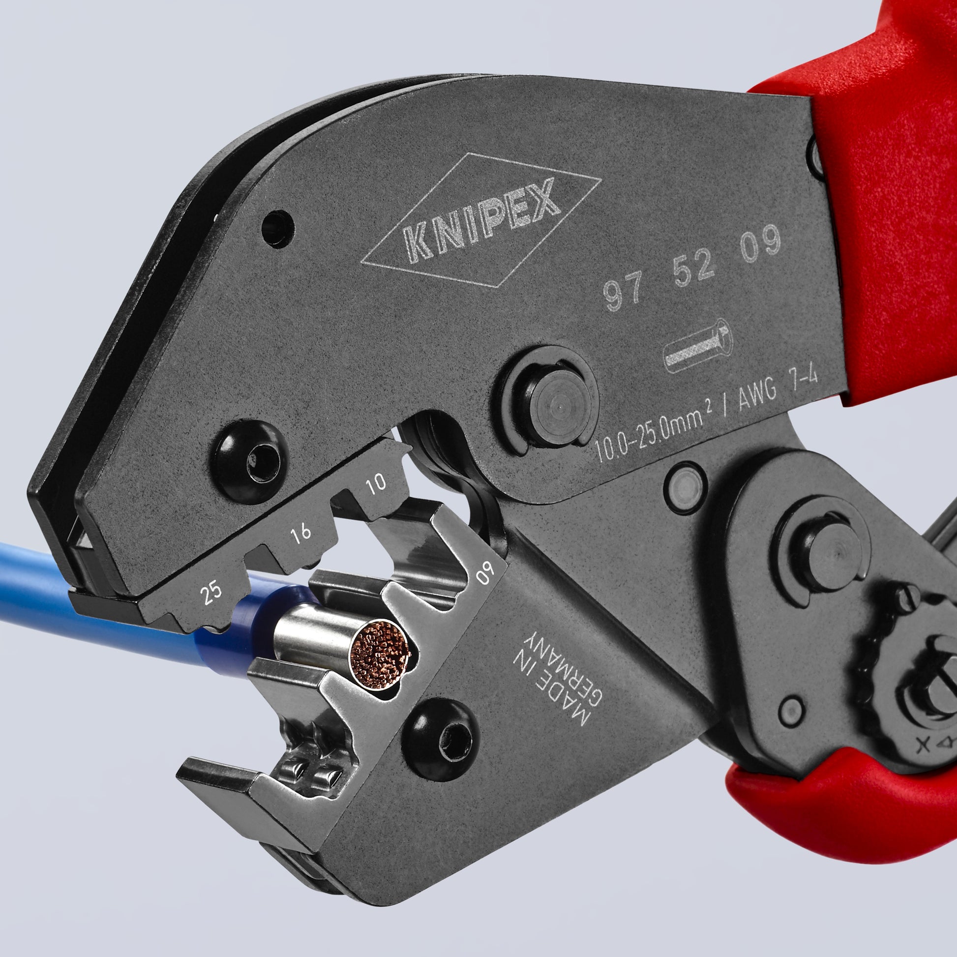 Knipex 97 52 09 Crimping Pliers For Insulated and Non-Insulated Wire Ferrules - image 5