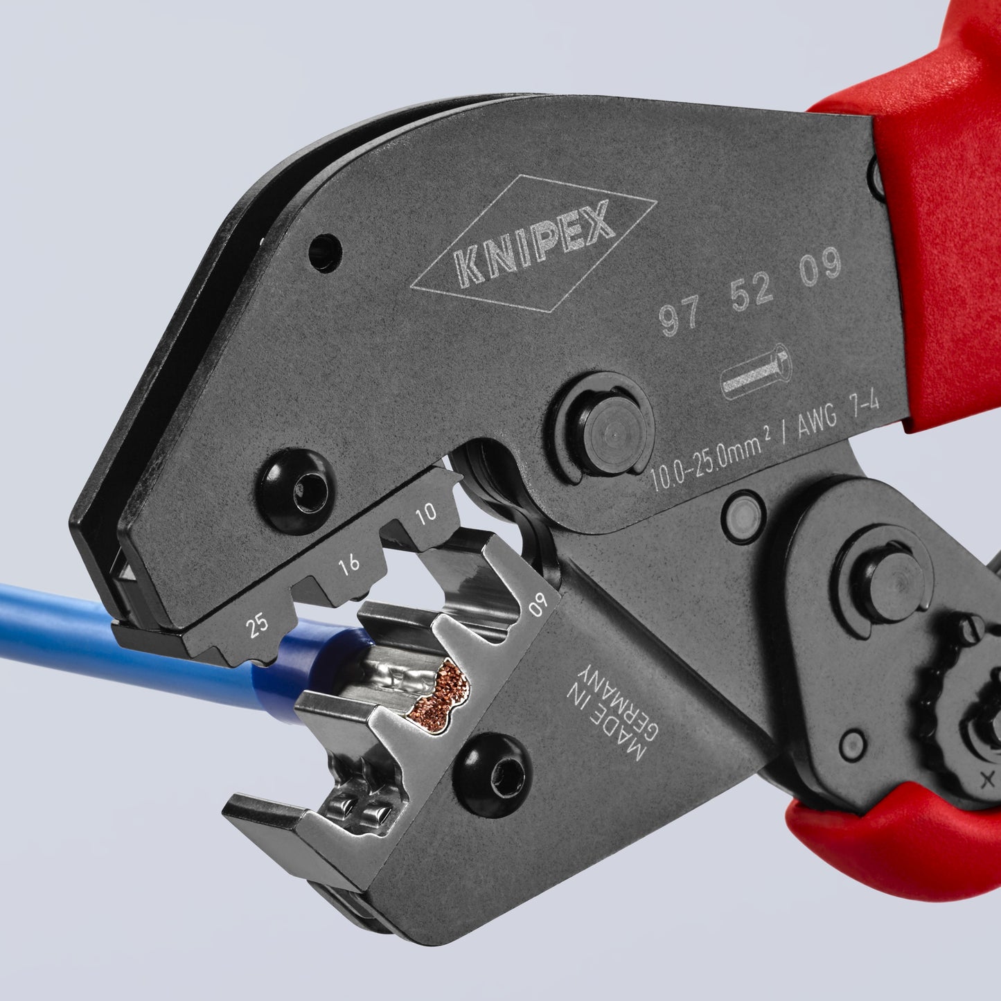 Knipex 97 52 09 Crimping Pliers For Insulated and Non-Insulated Wire Ferrules - image 6