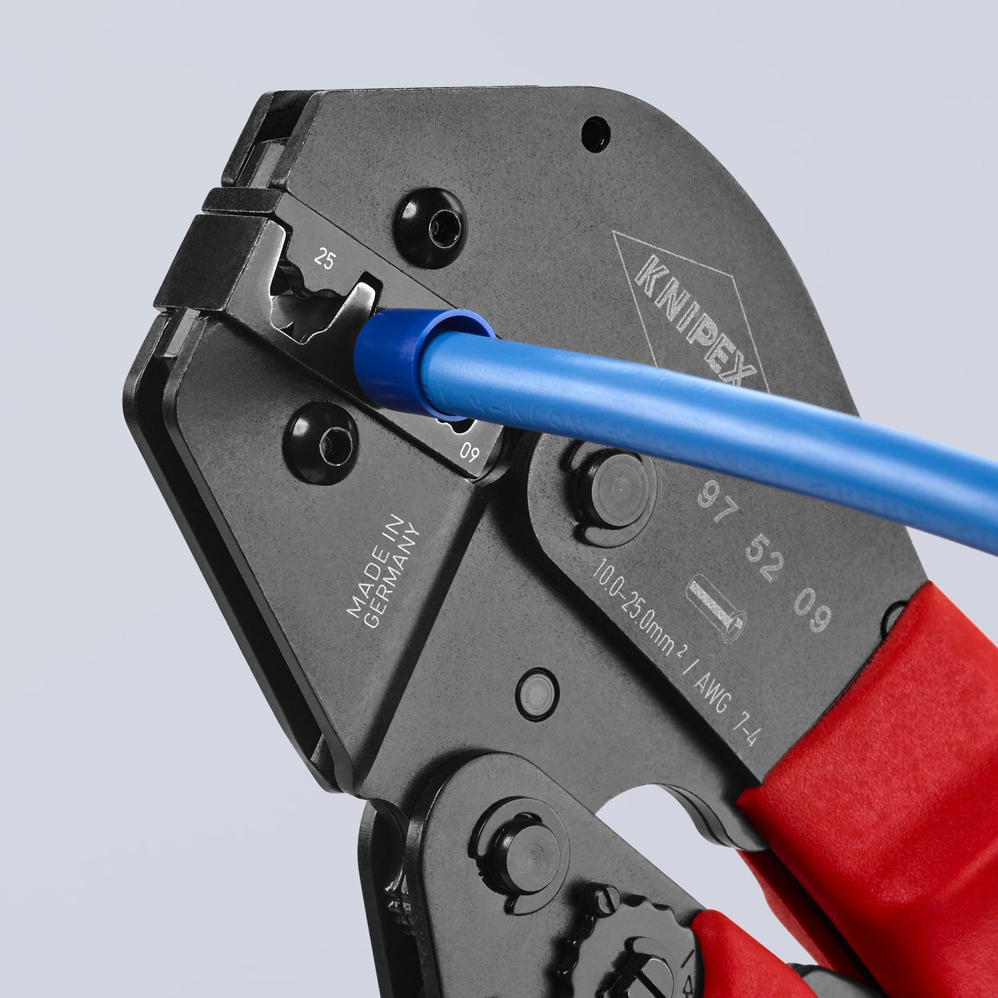 Knipex 97 52 09 Crimping Pliers For Insulated and Non-Insulated Wire Ferrules - image 7