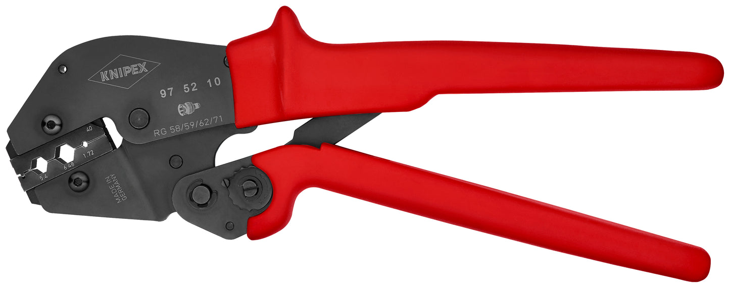 Knipex 97 52 10 Crimping Pliers For COAX, BNC and TNC Connectors - KNIPEX Tools