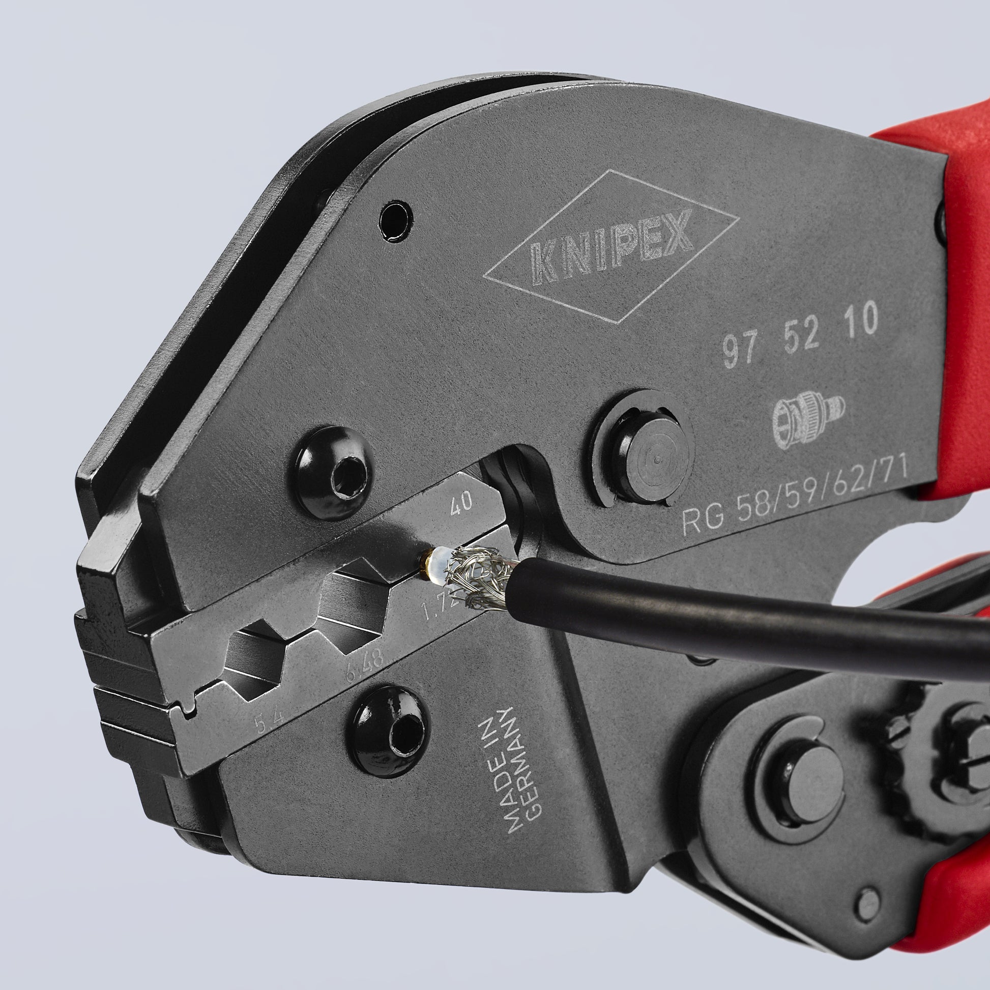 Knipex 97 52 10 Crimping Pliers For COAX, BNC and TNC Connectors - image 6