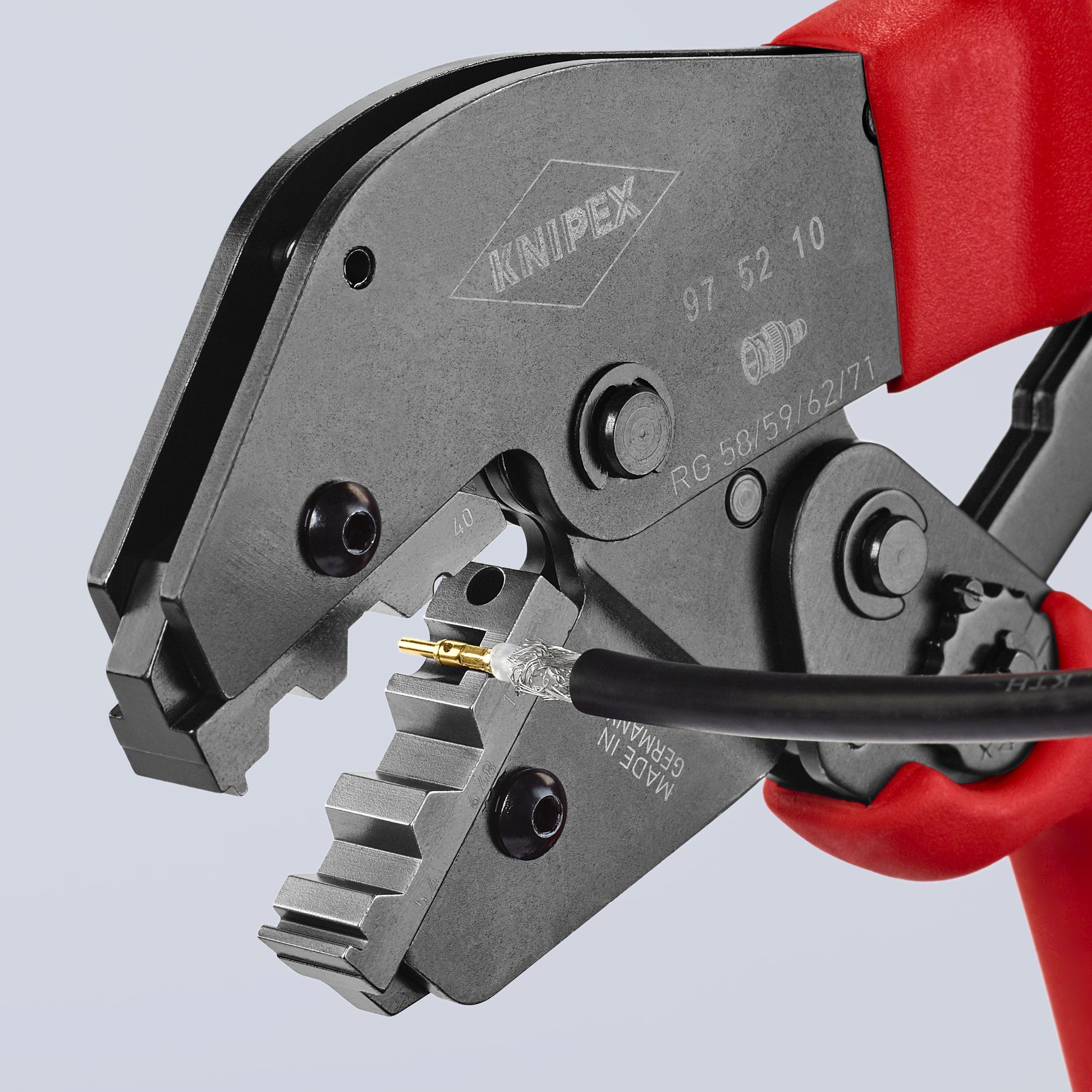 Knipex 97 52 10 Crimping Pliers For COAX, BNC and TNC Connectors - image 7