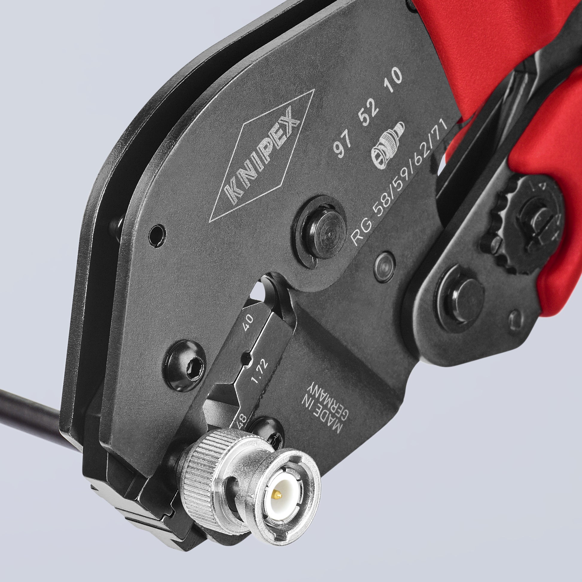 Knipex 97 52 10 Crimping Pliers For COAX, BNC and TNC Connectors - image 9