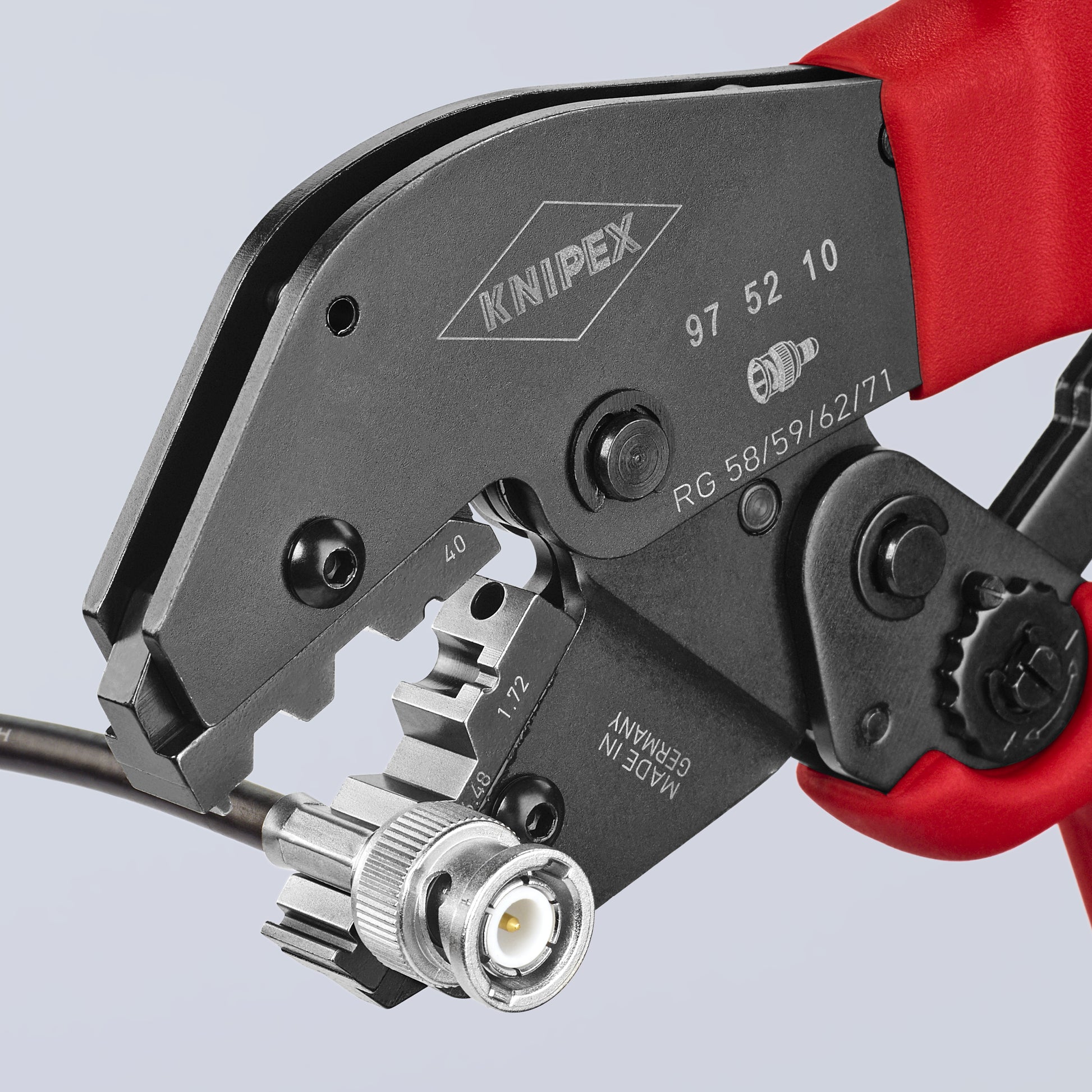Knipex 97 52 10 Crimping Pliers For COAX, BNC and TNC Connectors - image 10