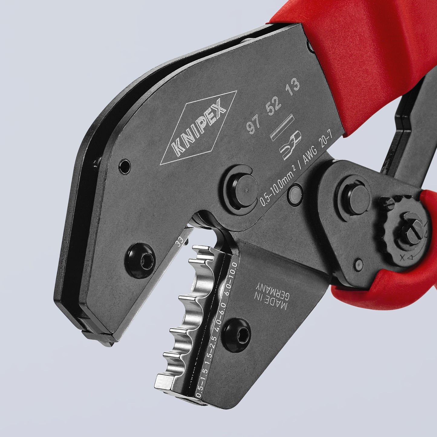 Knipex 97 52 13 Crimping Pliers For Non-insulated Crimp Terminals, Tube and Compression Cable Lugs - image 4