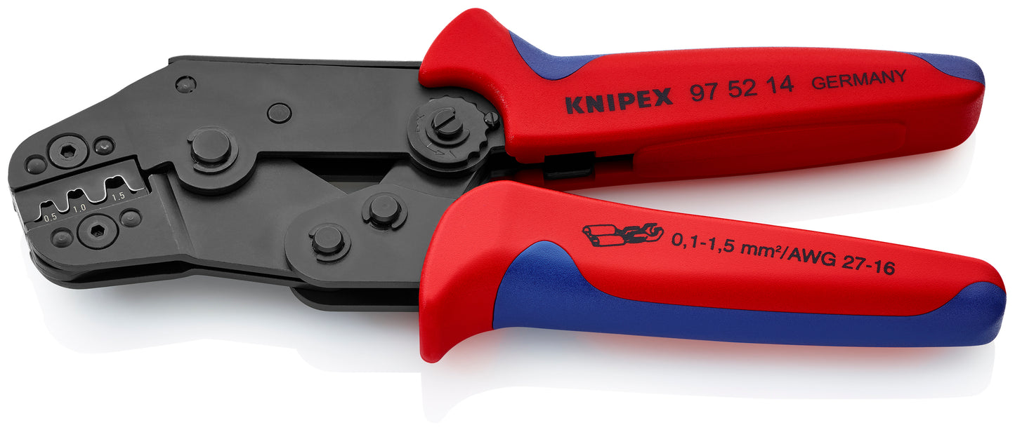 Knipex 97 52 14 Crimping Pliers For Non-Insulated Open Plug-Type Connectors (Plug Width 2.8 and 4.8 mm) - image 2