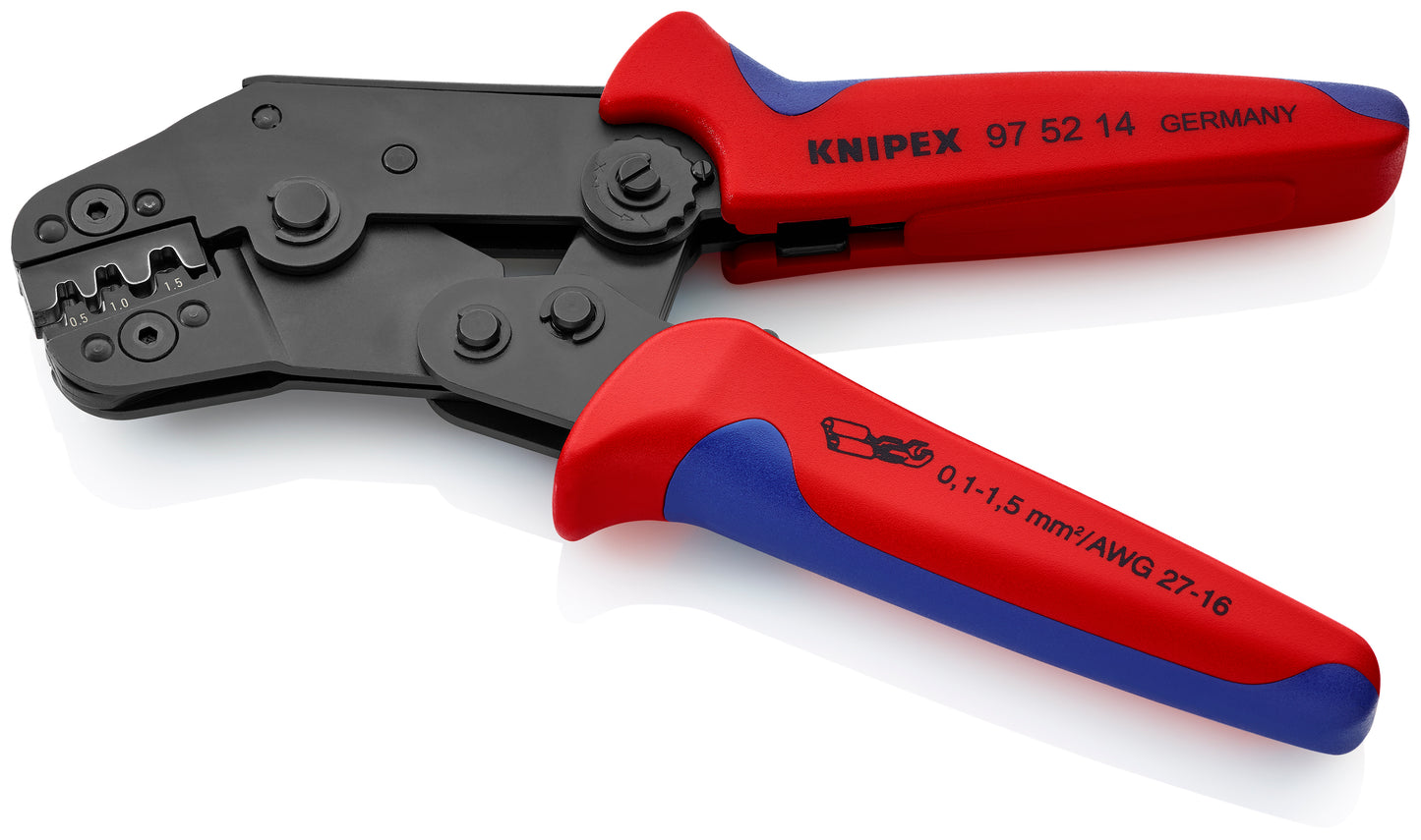 Knipex 97 52 14 Crimping Pliers For Non-Insulated Open Plug-Type Connectors (Plug Width 2.8 and 4.8 mm) - image 3