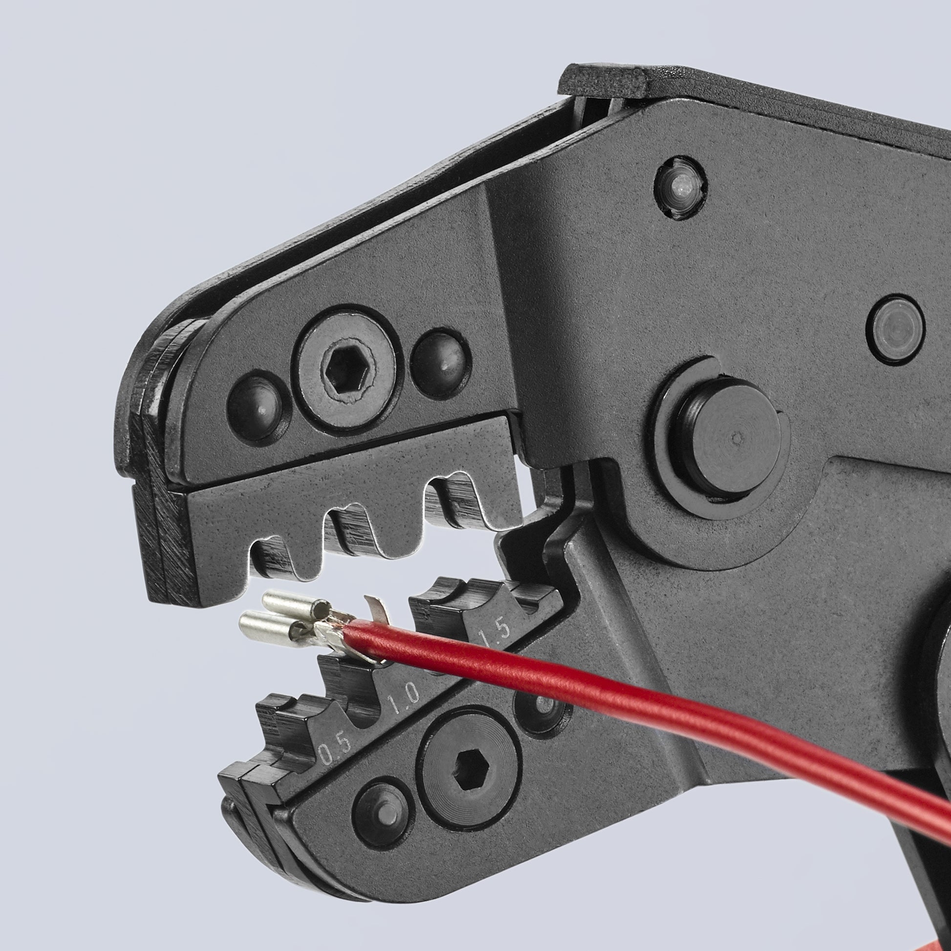 Knipex 97 52 14 Crimping Pliers For Non-Insulated Open Plug-Type Connectors (Plug Width 2.8 and 4.8 mm) - image 5