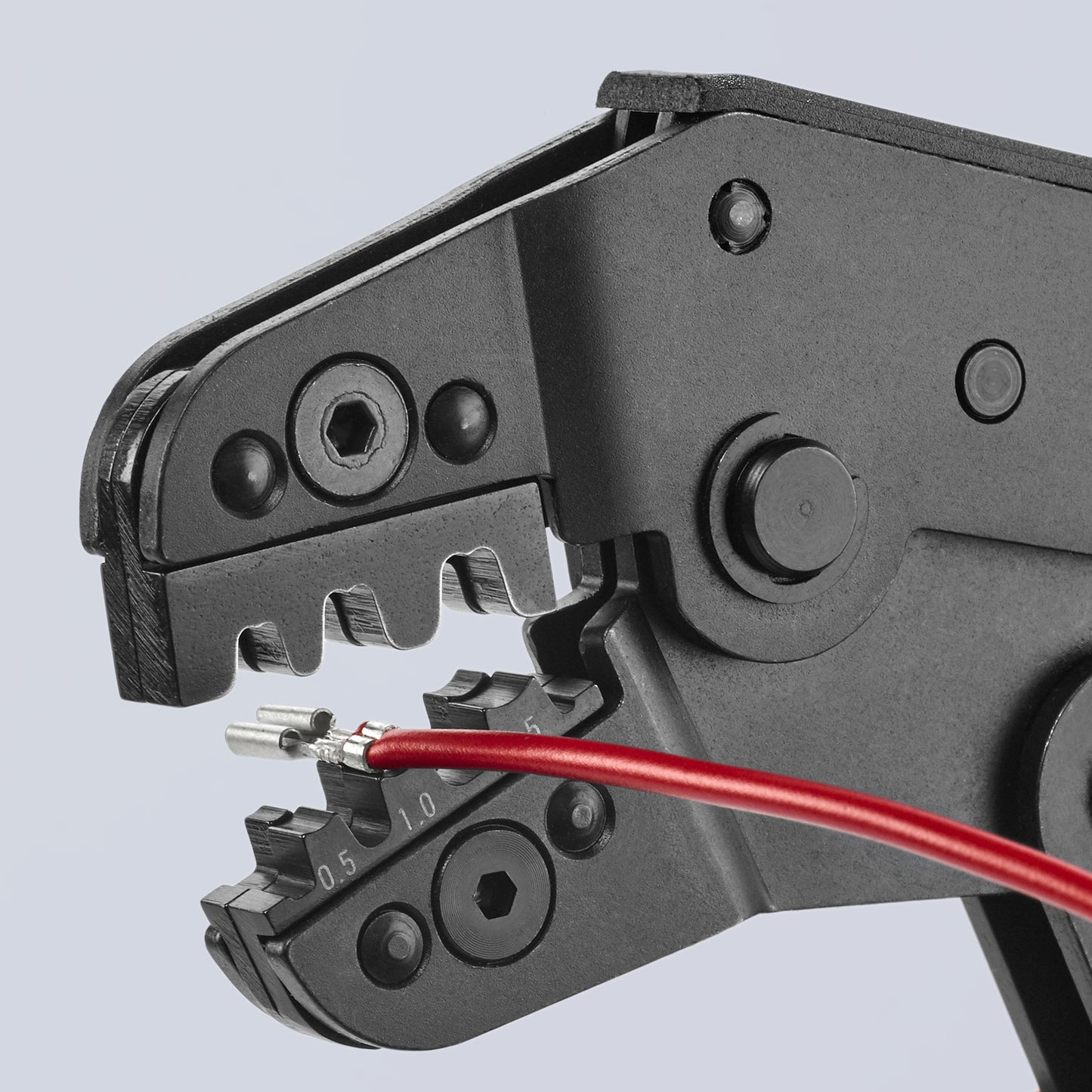 Knipex 97 52 14 Crimping Pliers For Non-Insulated Open Plug-Type Connectors (Plug Width 2.8 and 4.8 mm) - image 6