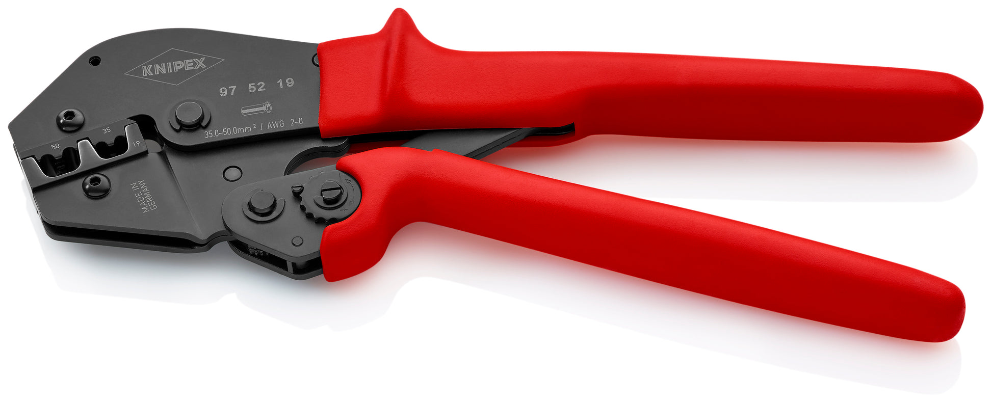 Knipex 97 52 19 Crimping Pliers For Insulated and Non-Insulated Wire Ferrules - image 2