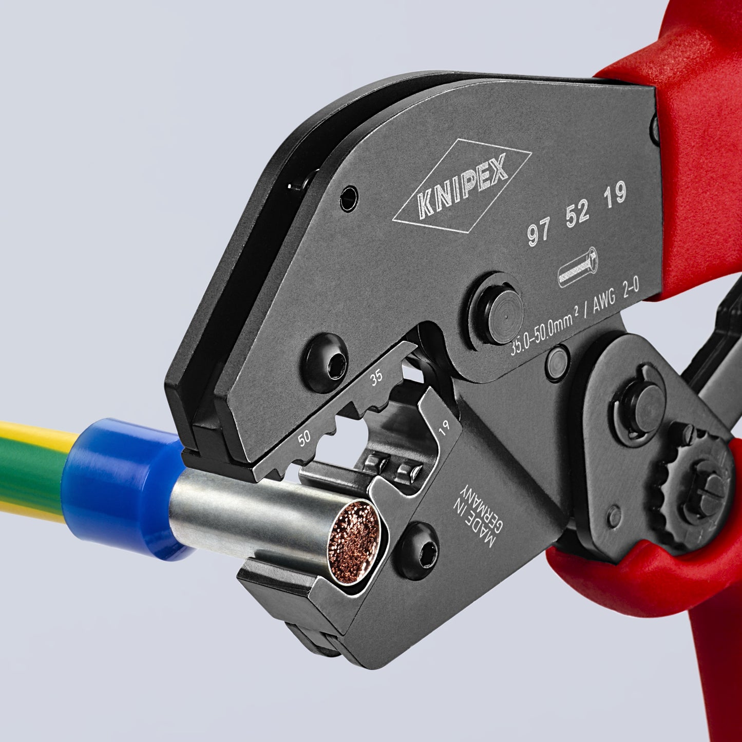 Knipex 97 52 19 Crimping Pliers For Insulated and Non-Insulated Wire Ferrules - image 5