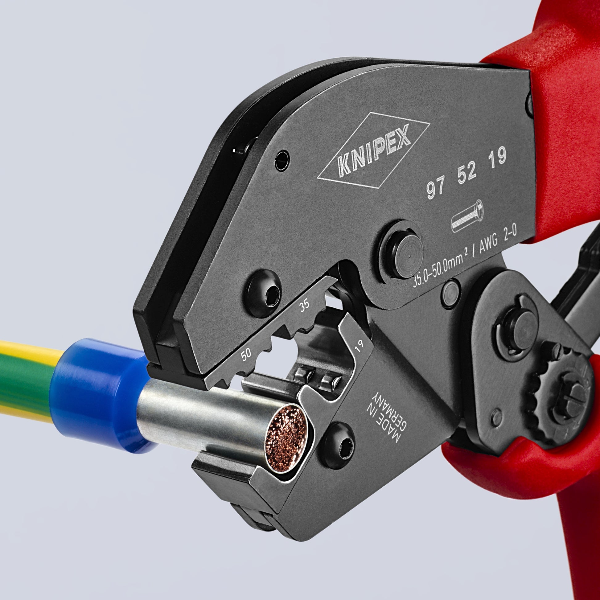 Knipex 97 52 19 Crimping Pliers For Insulated and Non-Insulated Wire Ferrules - image 5