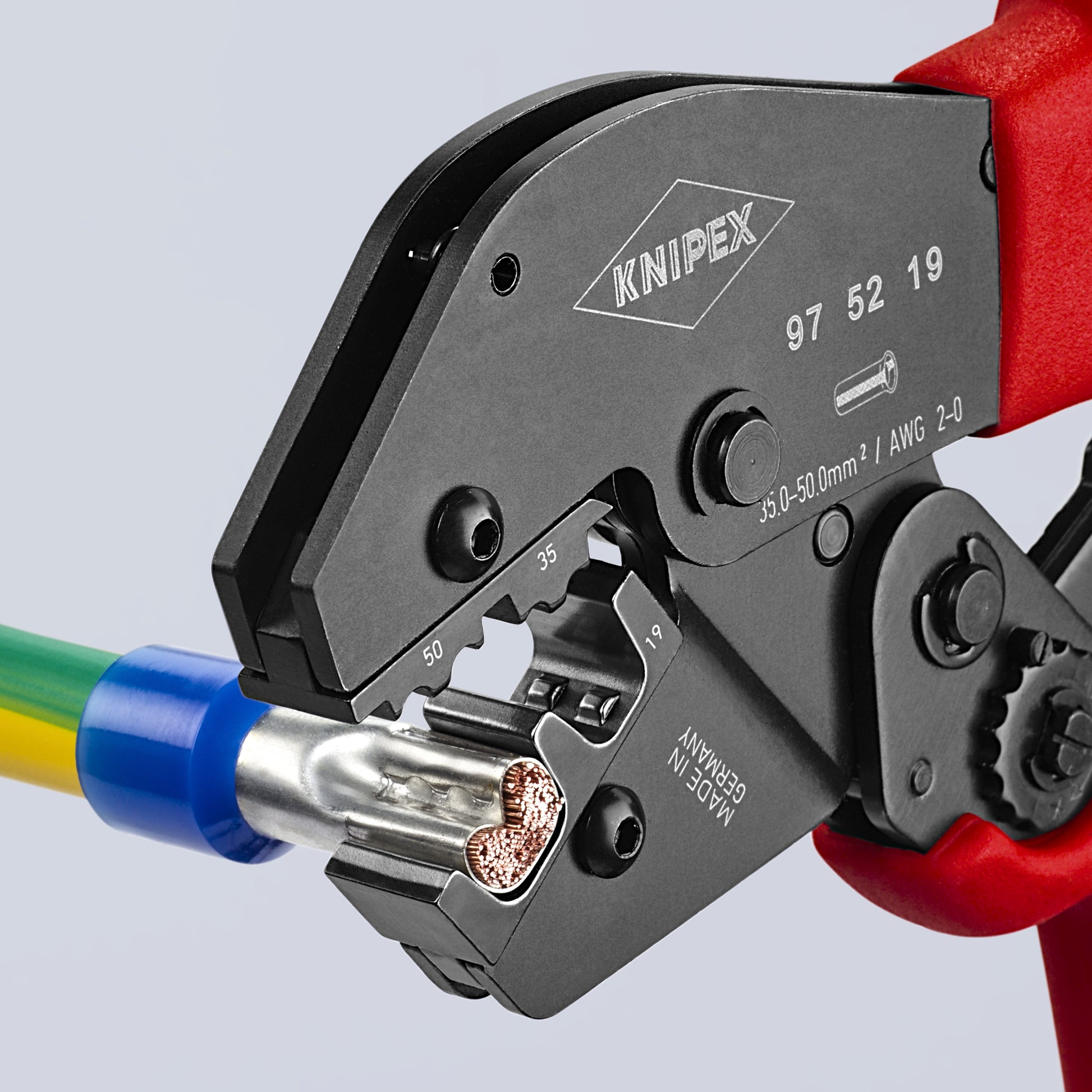 Knipex 97 52 19 Crimping Pliers For Insulated and Non-Insulated Wire Ferrules - image 6