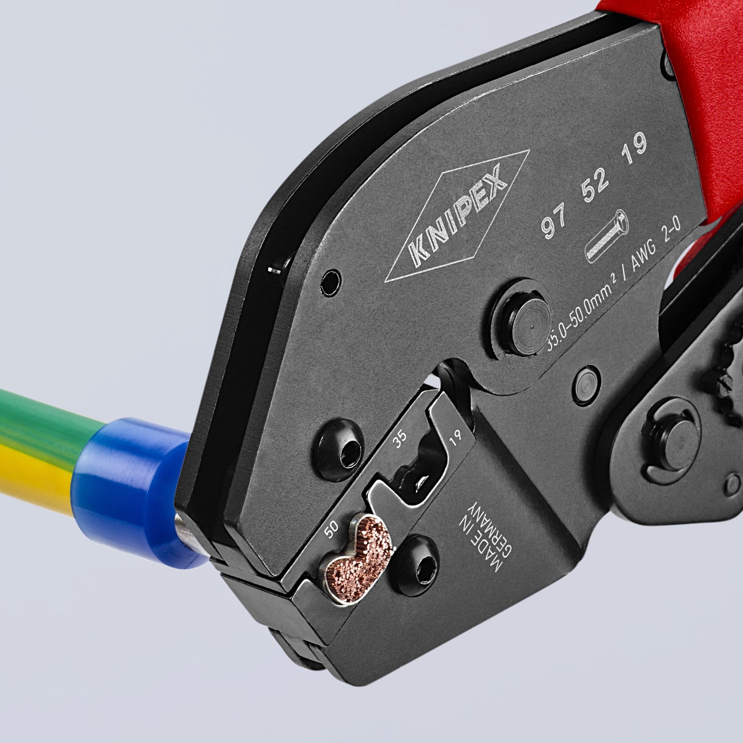 Knipex 97 52 19 Crimping Pliers For Insulated and Non-Insulated Wire Ferrules - image 9
