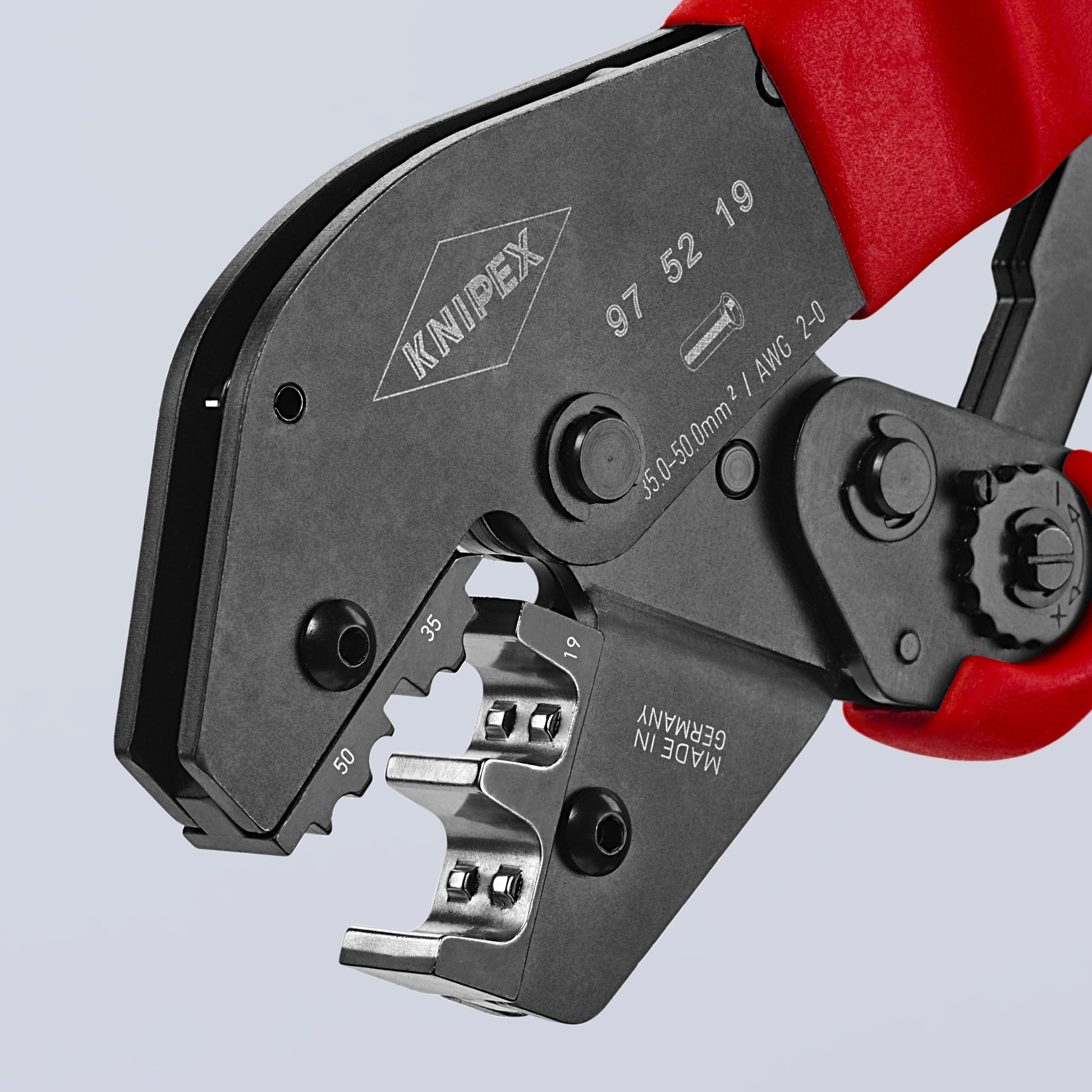 Knipex 97 52 19 Crimping Pliers For Insulated and Non-Insulated Wire Ferrules - image 4