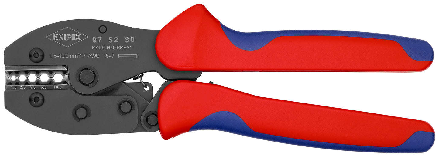 Knipex 97 52 30 Crimping Pliers For Non-Insulated Crimp Connectors - KNIPEX Tools