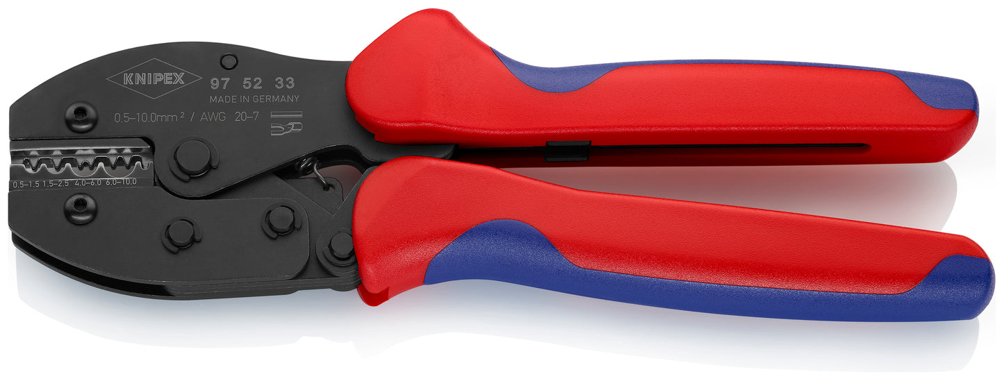 Knipex 97 52 33 Crimping Pliers For Non-insulated Crimp Terminals, Tube and Compression Cable Lugs - image 2