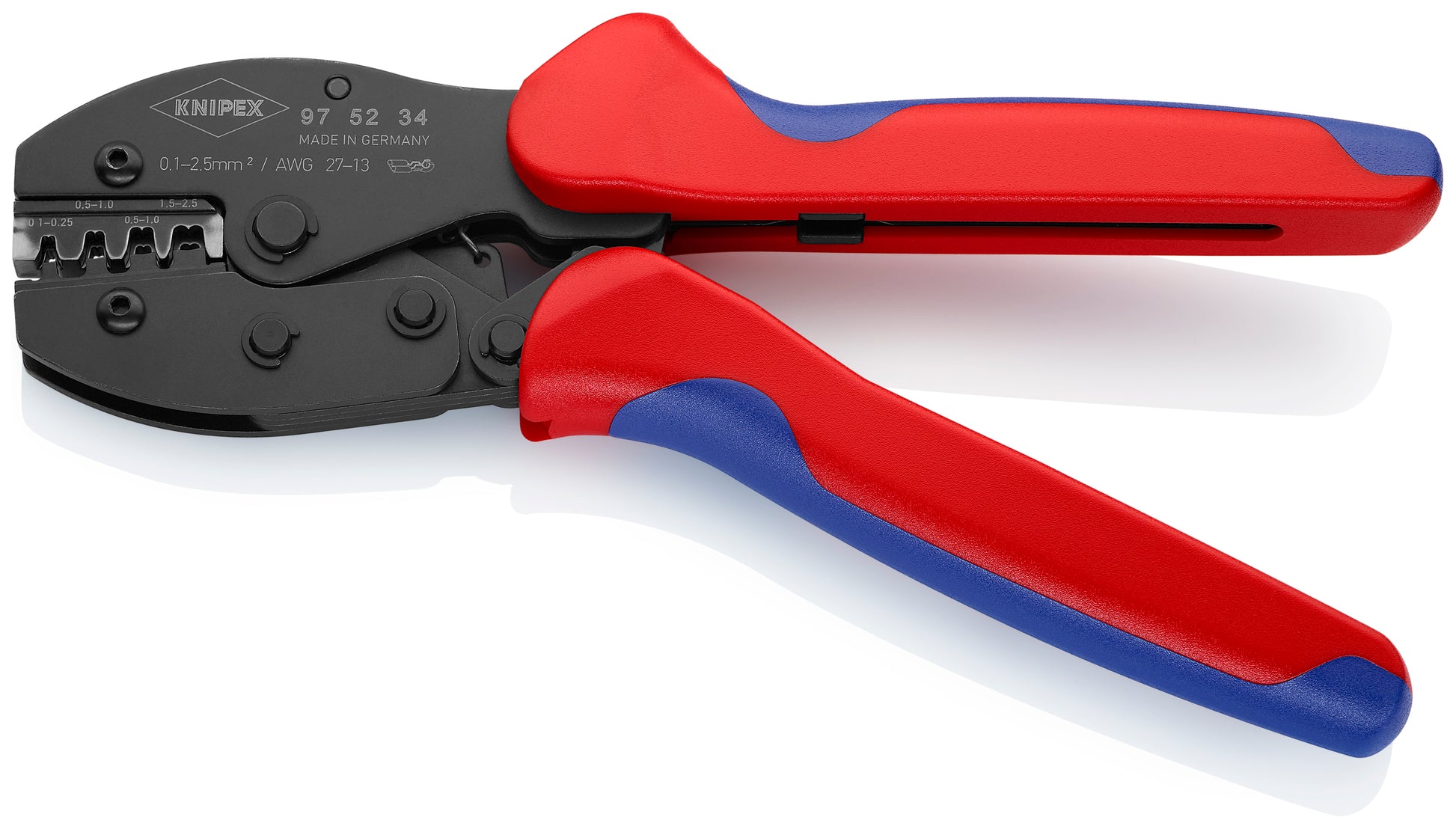 Knipex 97 52 34 Crimping Pliers For Non-Insulated Open Plug-Type Connectors (Plug Width 2.8 and 4.8 mm) - image 3