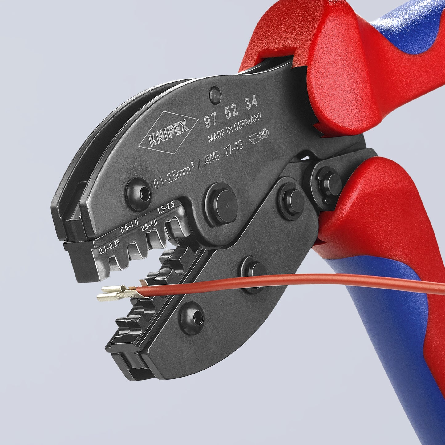 Knipex 97 52 34 Crimping Pliers For Non-Insulated Open Plug-Type Connectors (Plug Width 2.8 and 4.8 mm) - image 5