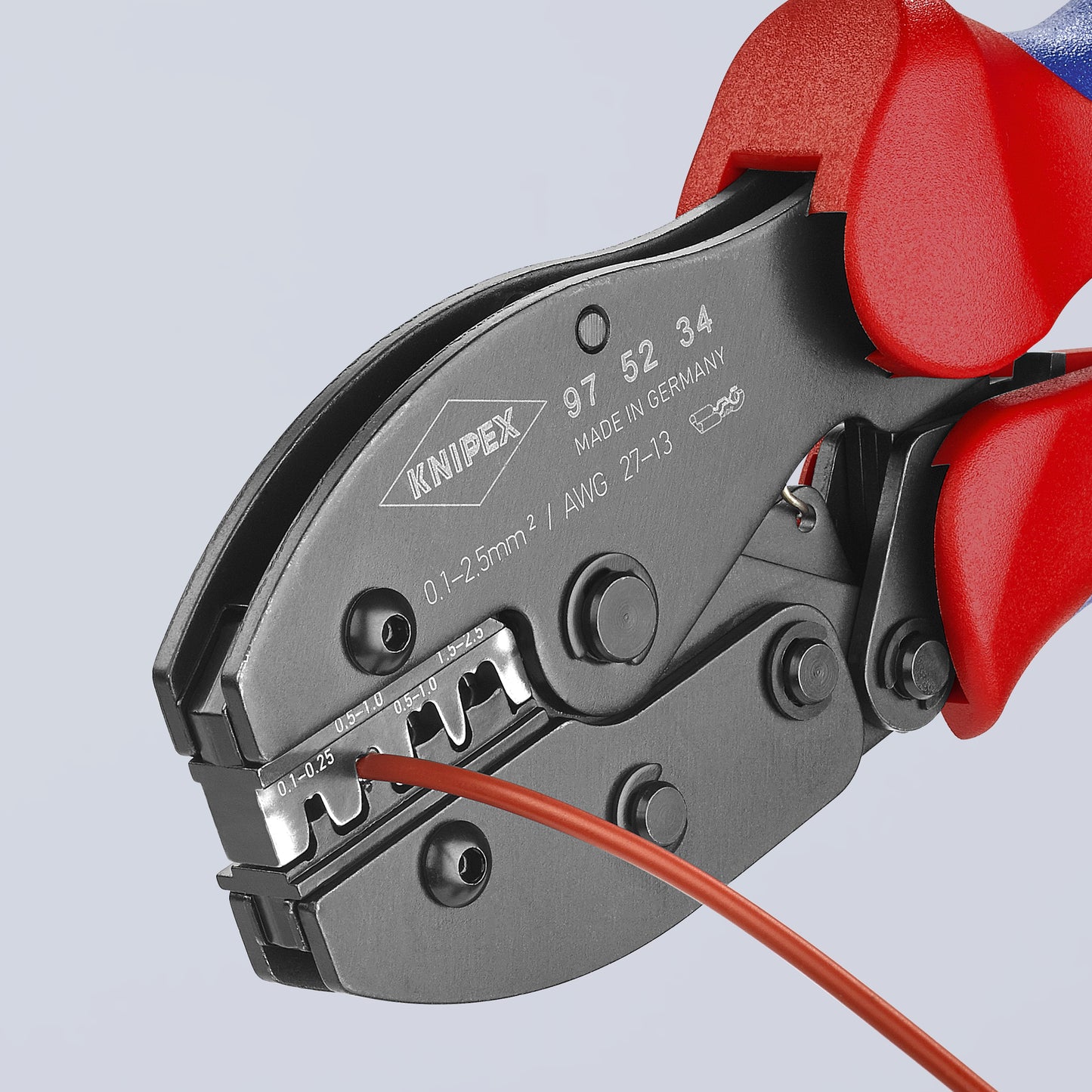 Knipex 97 52 34 Crimping Pliers For Non-Insulated Open Plug-Type Connectors (Plug Width 2.8 and 4.8 mm) - image 6