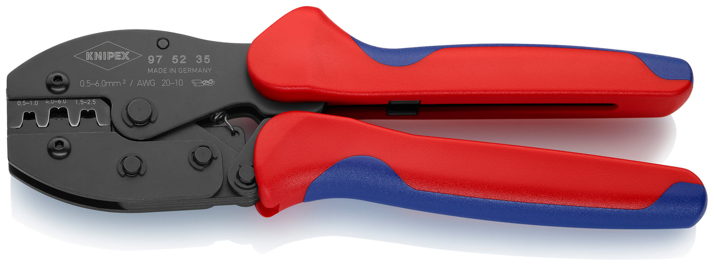 Knipex 97 52 35 Crimping Pliers For Non-Insulated Open Plug-Type Connectors (Plug Width 4.8 and 6.3 mm) - image 2