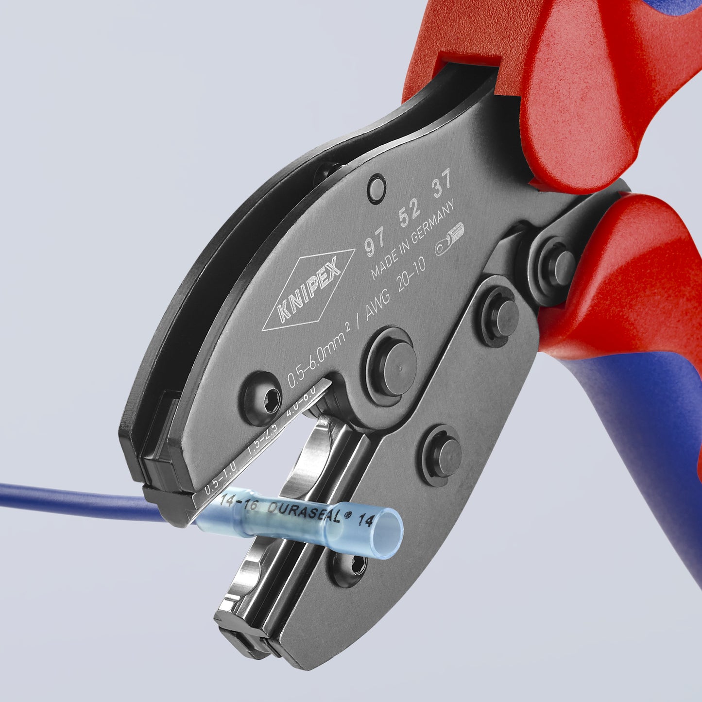 Knipex 97 52 37 Crimping Pliers For Heat Shrinkable Sleeve Connectors - image 5