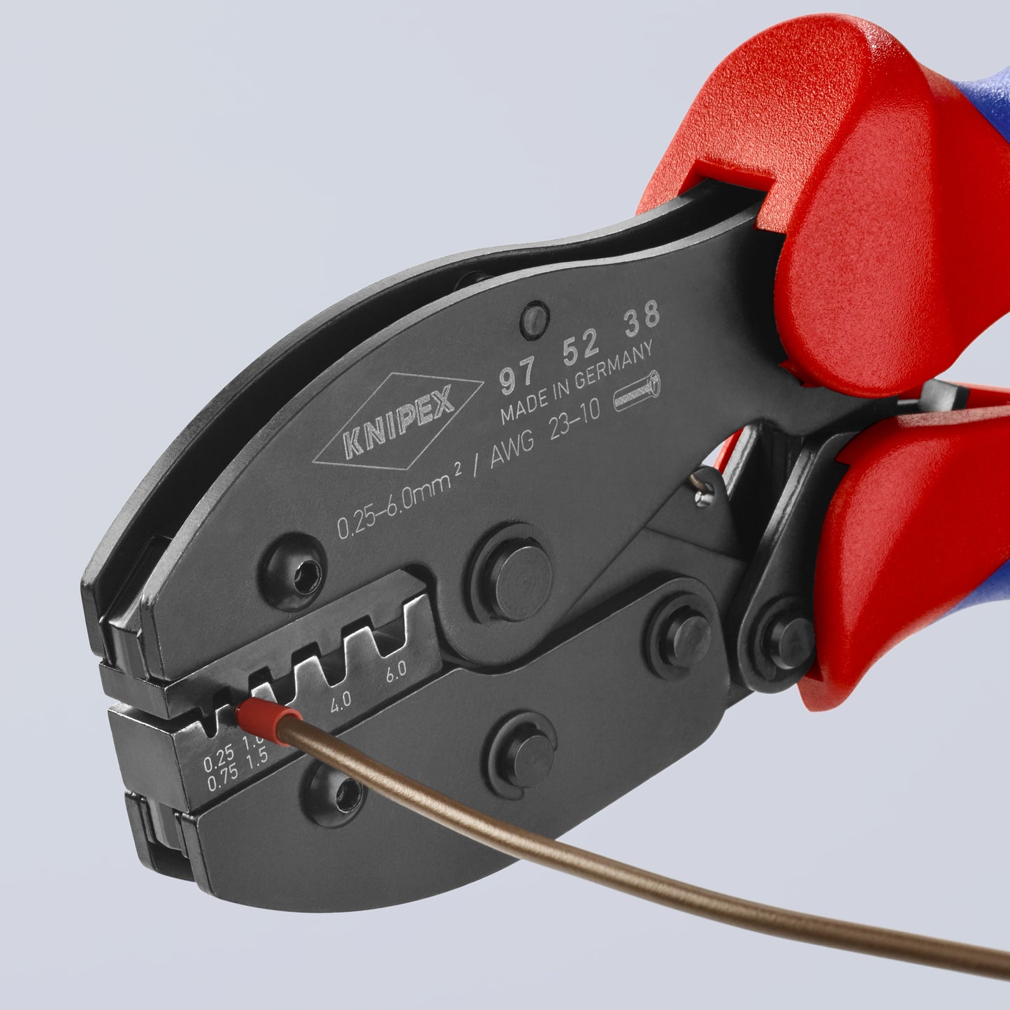 Knipex 97 52 38 Crimping Pliers For Insulated and Non-Insulated Wire Ferrules - image 8