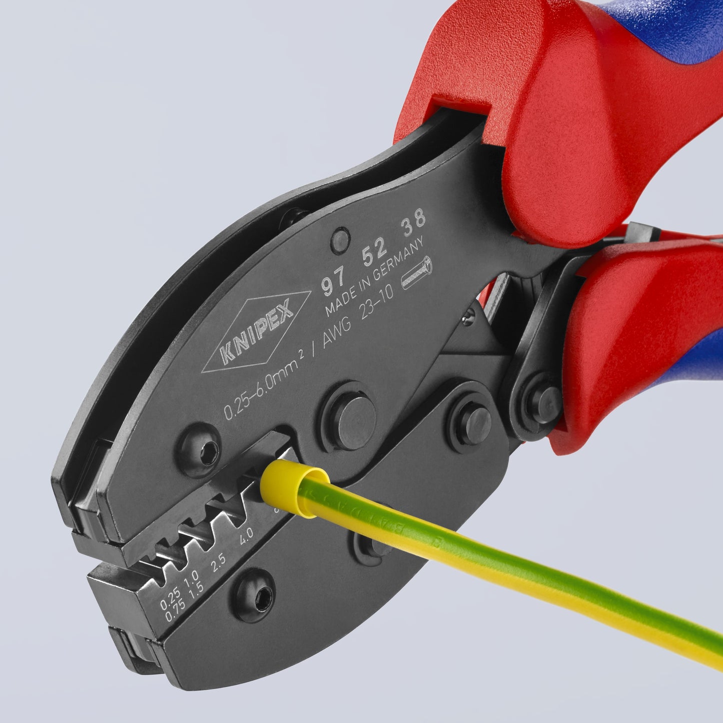 Knipex 97 52 38 Crimping Pliers For Insulated and Non-Insulated Wire Ferrules - image 10