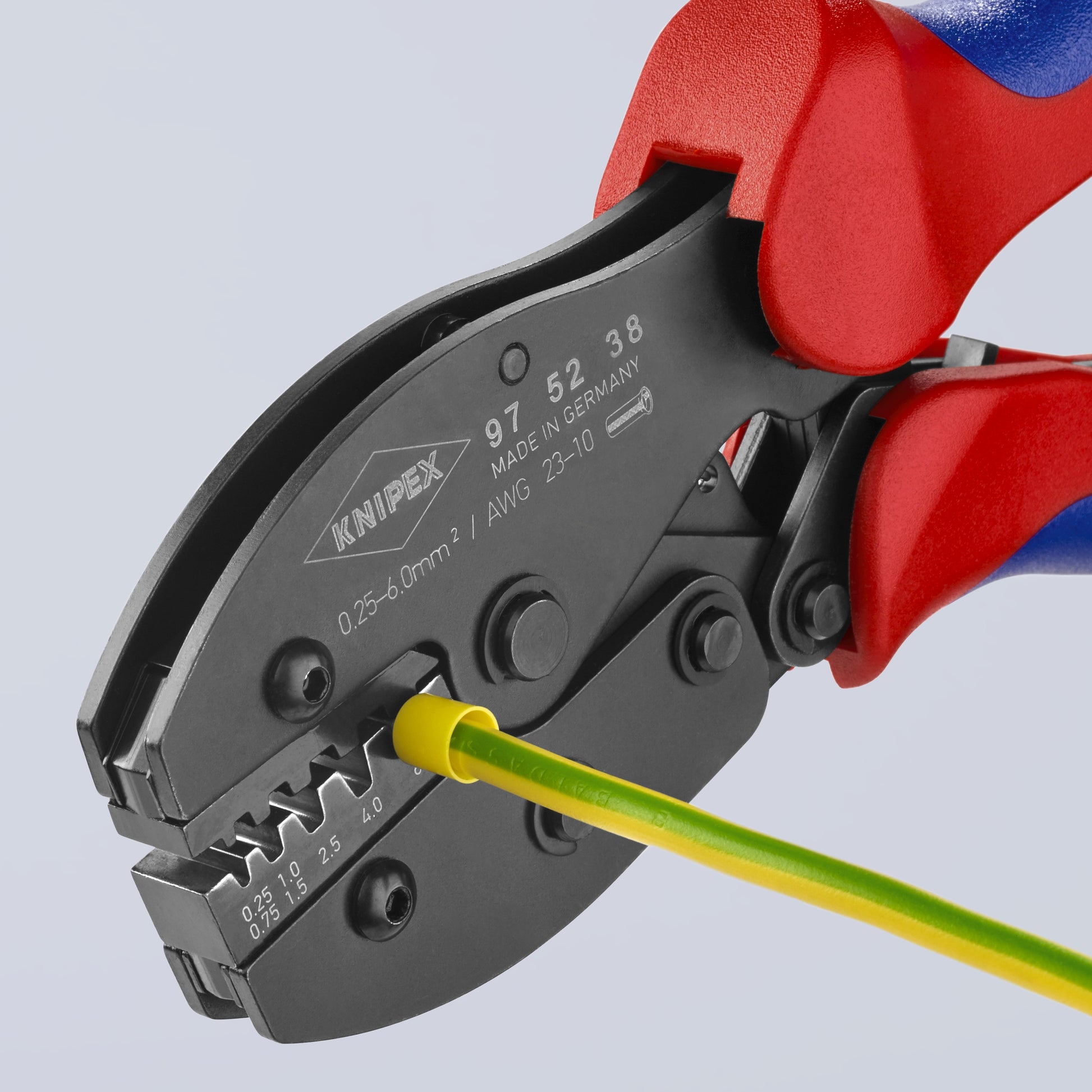 Knipex 97 52 38 Crimping Pliers For Insulated and Non-Insulated Wire Ferrules - image 10