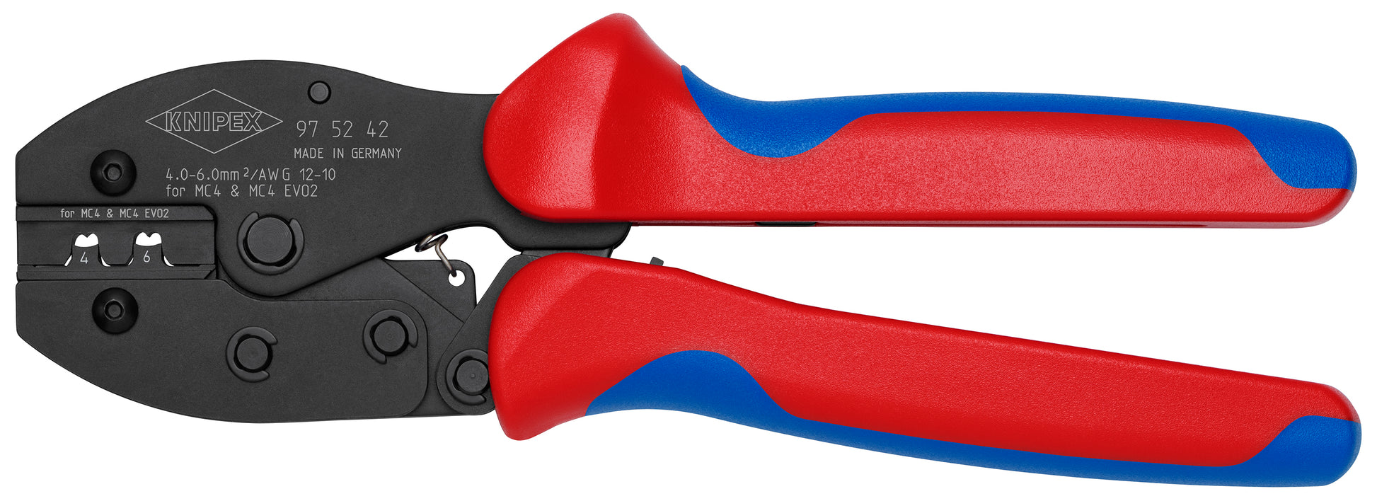 Knipex 97 52 42 PreciForce® Crimping Pliers For MC4/MC4 EVO 2 - KNIPEX Tools