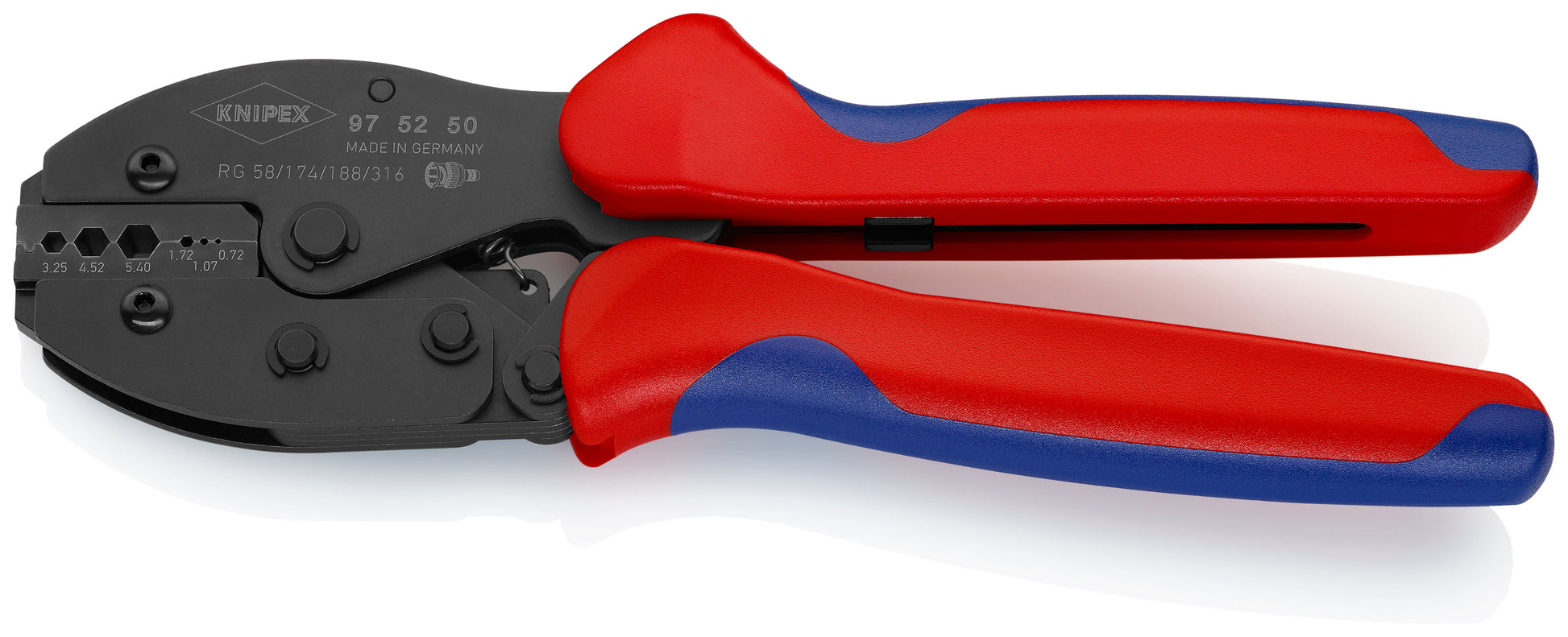 Knipex 97 52 50 Crimping Pliers For COAX, BNC and TNC Connectors For RG58/174/188/316 - image 2