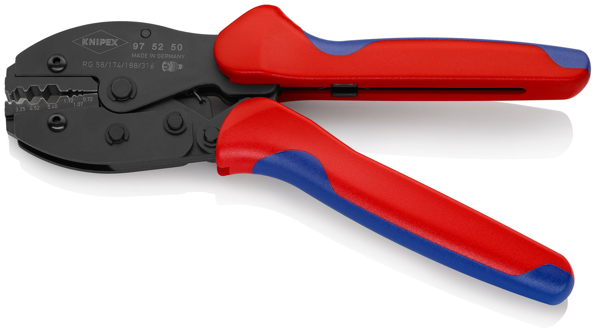 Knipex 97 52 50 Crimping Pliers For COAX, BNC and TNC Connectors For RG58/174/188/316 - image 3