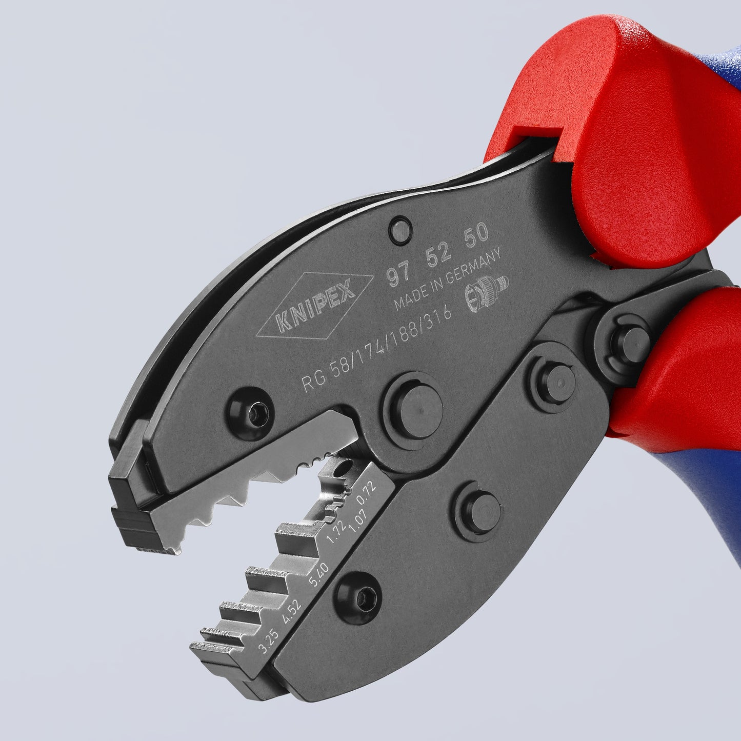 Knipex 97 52 50 Crimping Pliers For COAX, BNC and TNC Connectors For RG58/174/188/316 - image 4