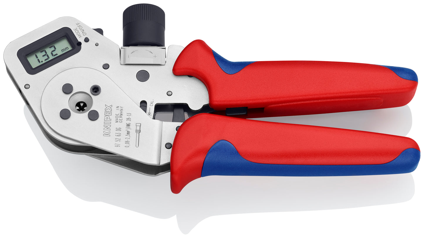 Knipex 97 52 63 DG Digital Crimping Pliers-Four Mandrel For Turned Contacts - image 2