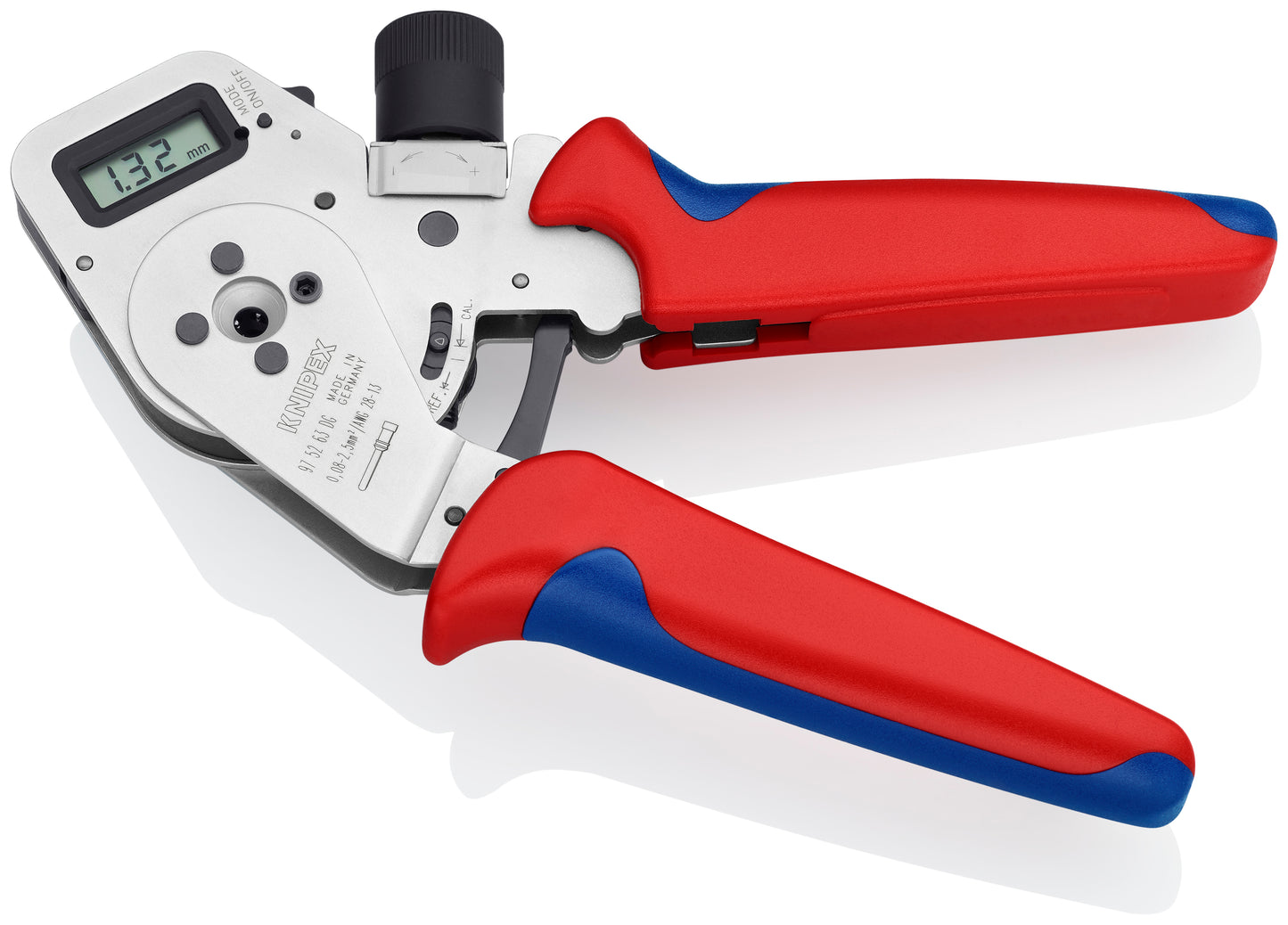 Knipex 97 52 63 DG Digital Crimping Pliers-Four Mandrel For Turned Contacts - image 3