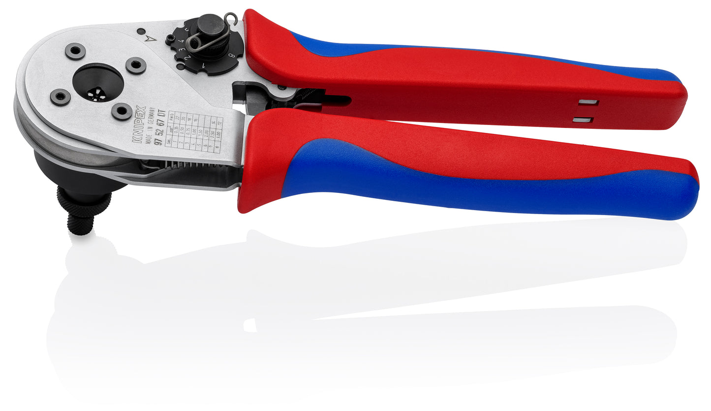 Knipex 97 52 67 DT Crimping Pliers - Four-Mandrel For DT Contacts - KNIPEX Tools
