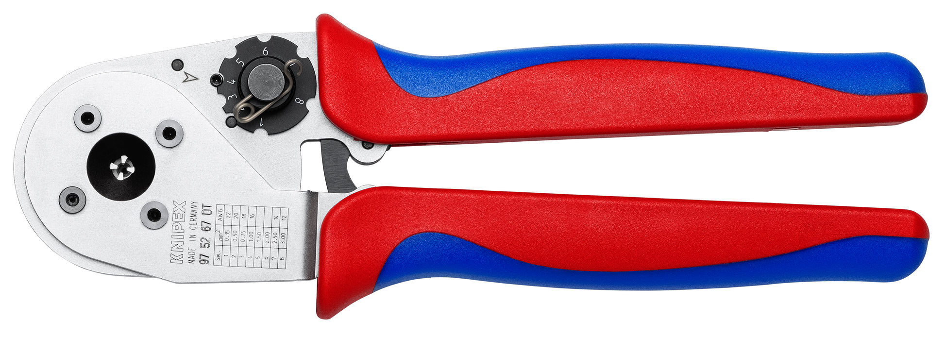Knipex 97 52 67 DT Crimping Pliers - Four-Mandrel For DT Contacts - image 5