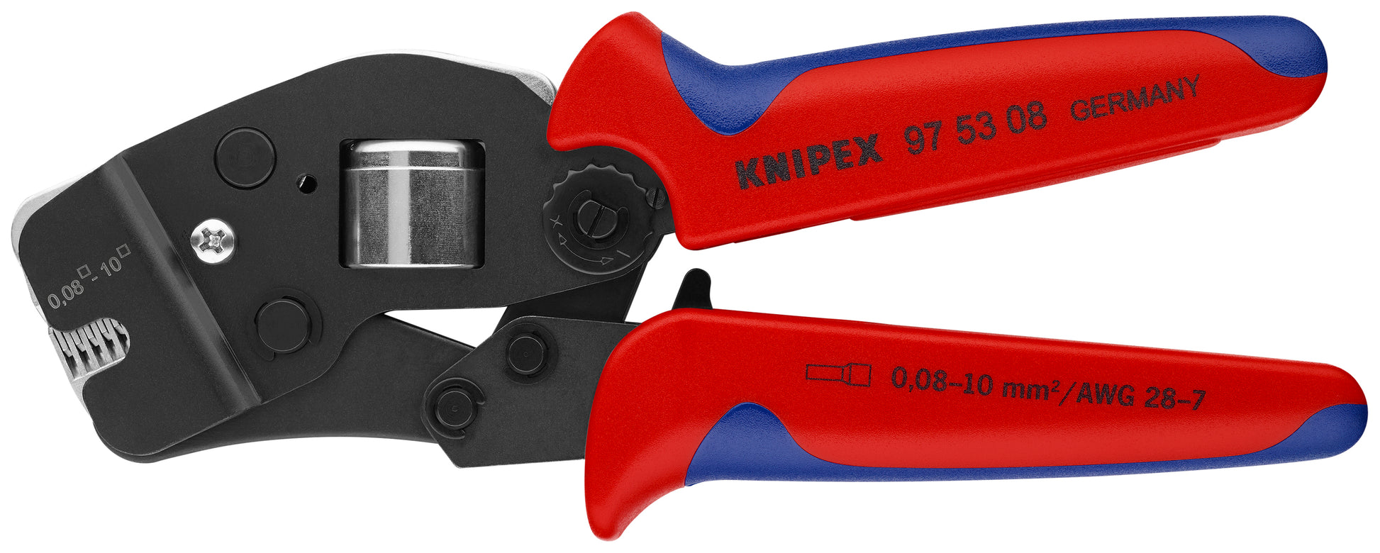 Knipex 97 53 08 Self-Adjusting Crimping Pliers For Wire Ferrules - KNIPEX Tools
