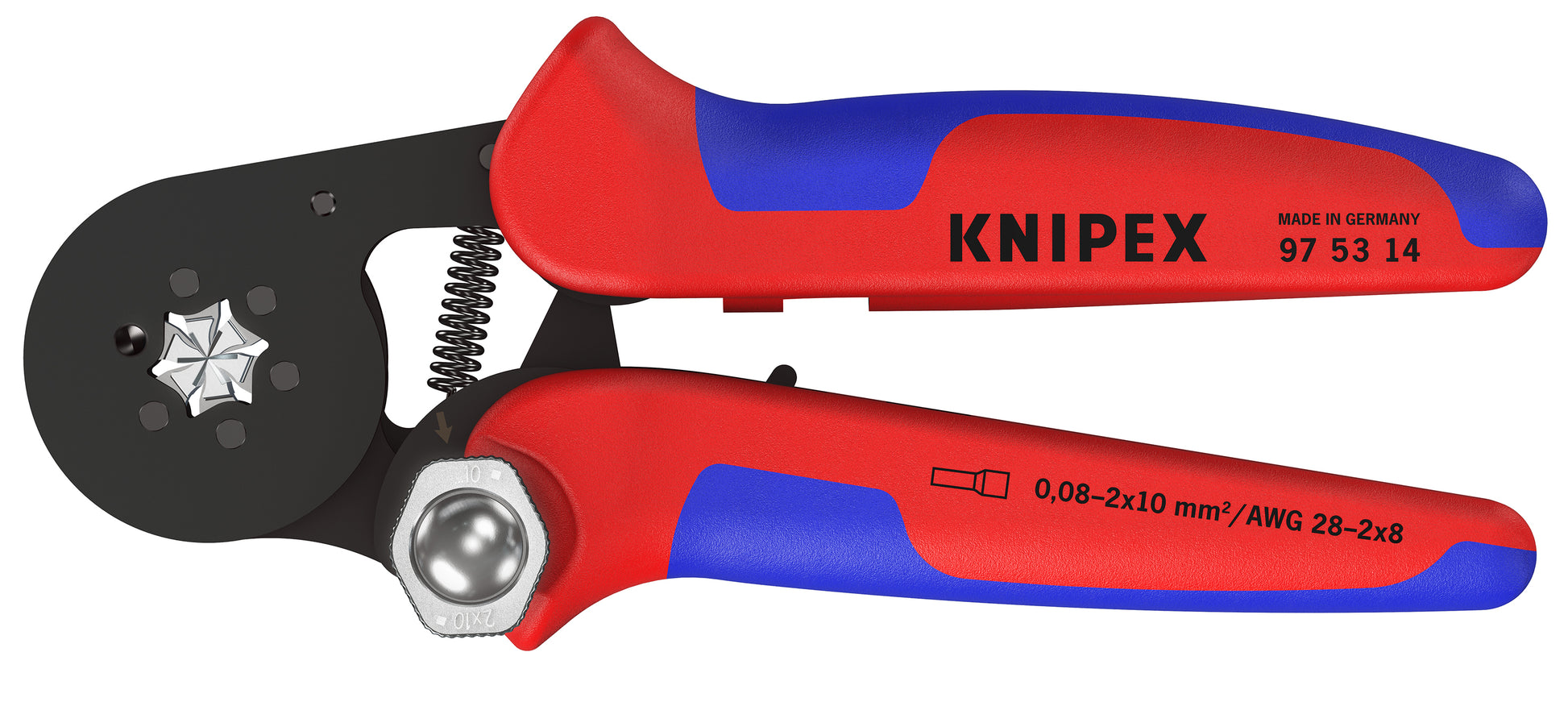 Knipex 97 53 14 Self-Adjusting Crimping Pliers For Wire Ferrules - KNIPEX Tools