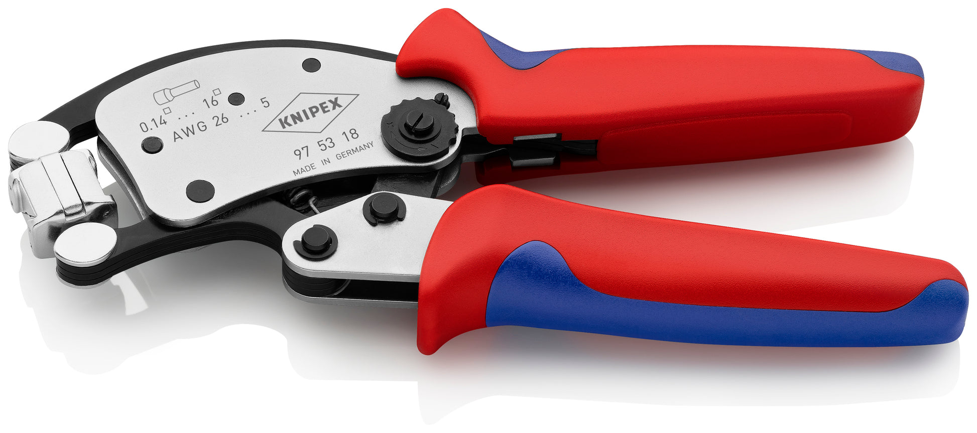 Knipex 97 53 18 Twister®16 Self-Adjusting Crimping Pliers For Wire Ferrules - image 2