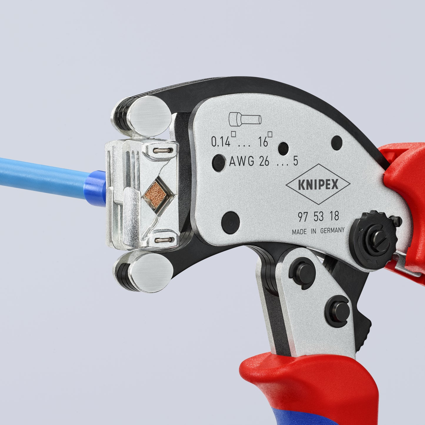 Knipex 97 53 18 Twister®16 Self-Adjusting Crimping Pliers For Wire Ferrules - image 9