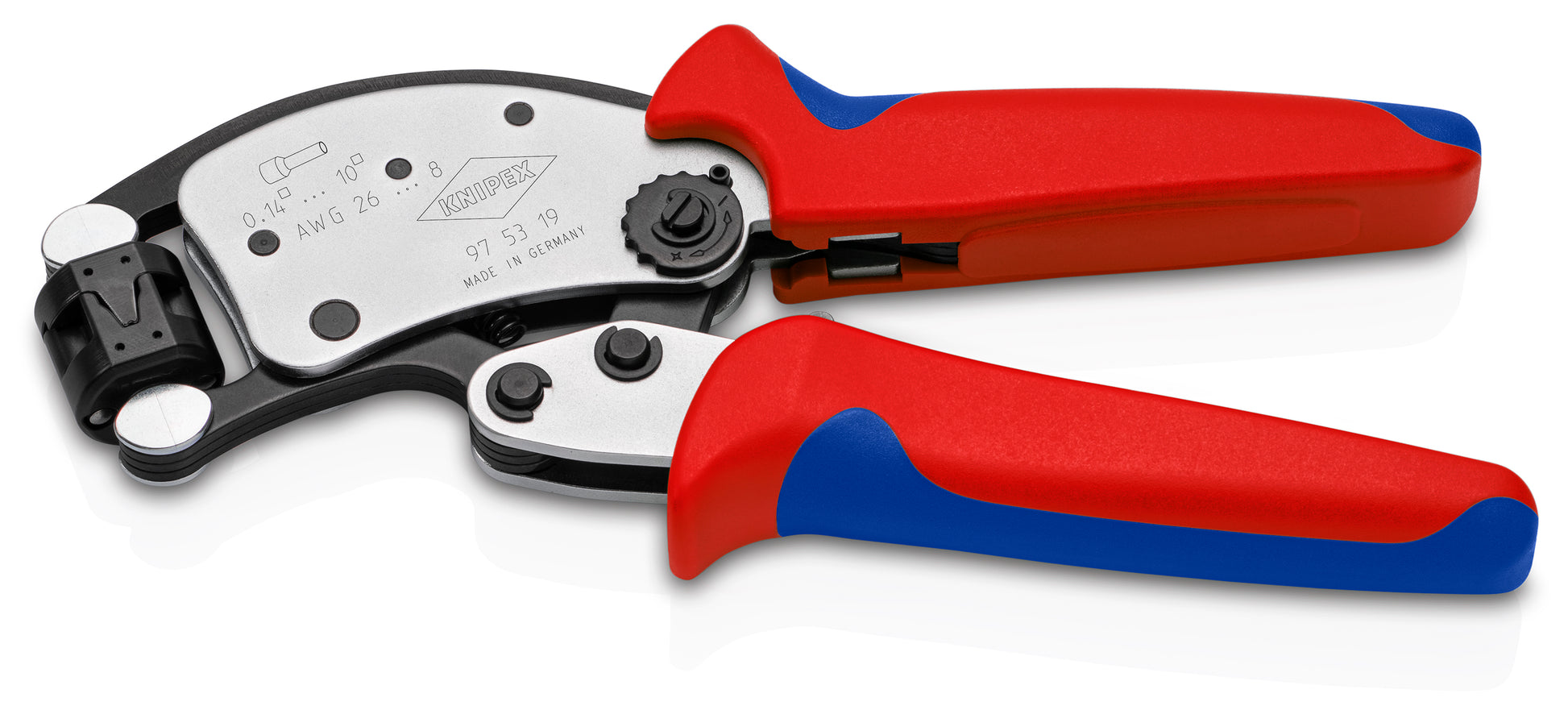 Knipex 97 53 19 Twistor® T Self-Adjusting Crimping Pliers For Wire Ferrules - image 2
