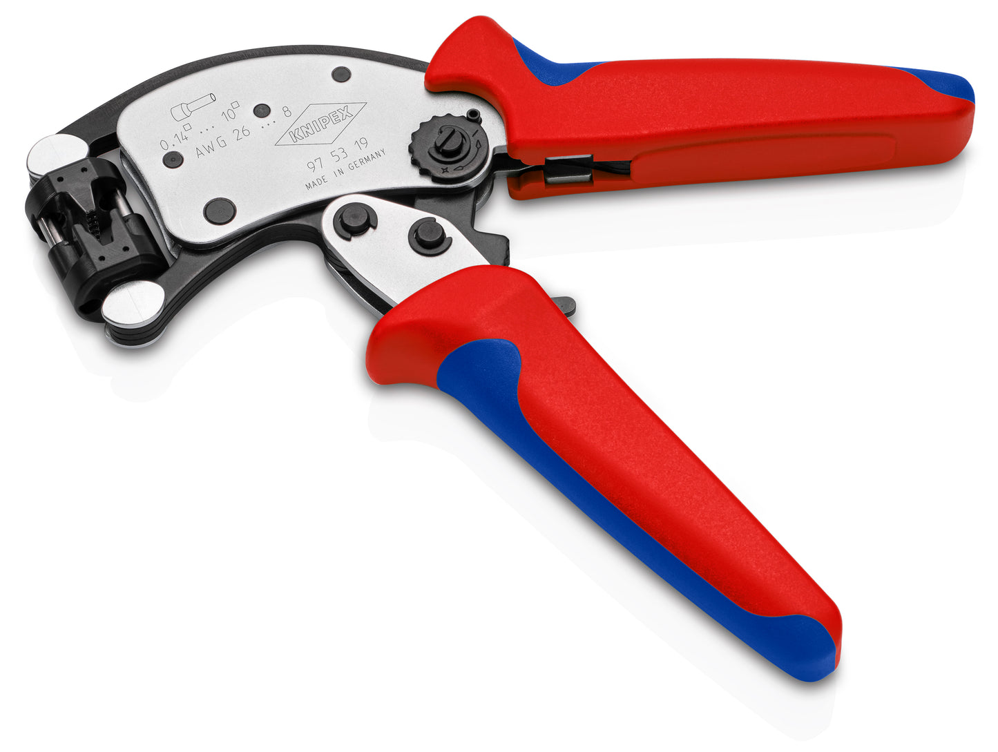 Knipex 97 53 19 Twistor® T Self-Adjusting Crimping Pliers For Wire Ferrules - image 3